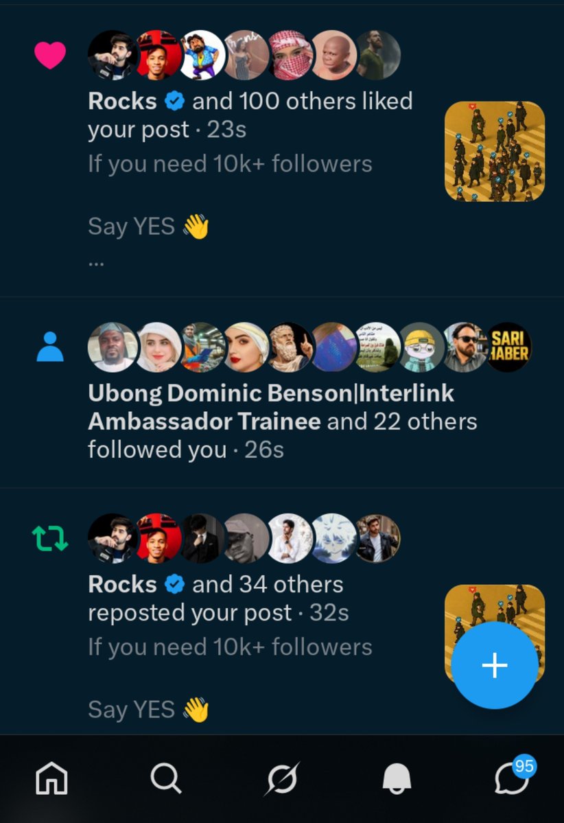Chisom95109689's tweet photo. Fancy bagging 5000+ organic followers in 30mins? 

Just drop a quick > LET'S GO 👋✔️

l'll get YOU sorted in no time🔄💥🔔🚀🚀🚀🚀🚀i https://t.co/AOVRDknhvl