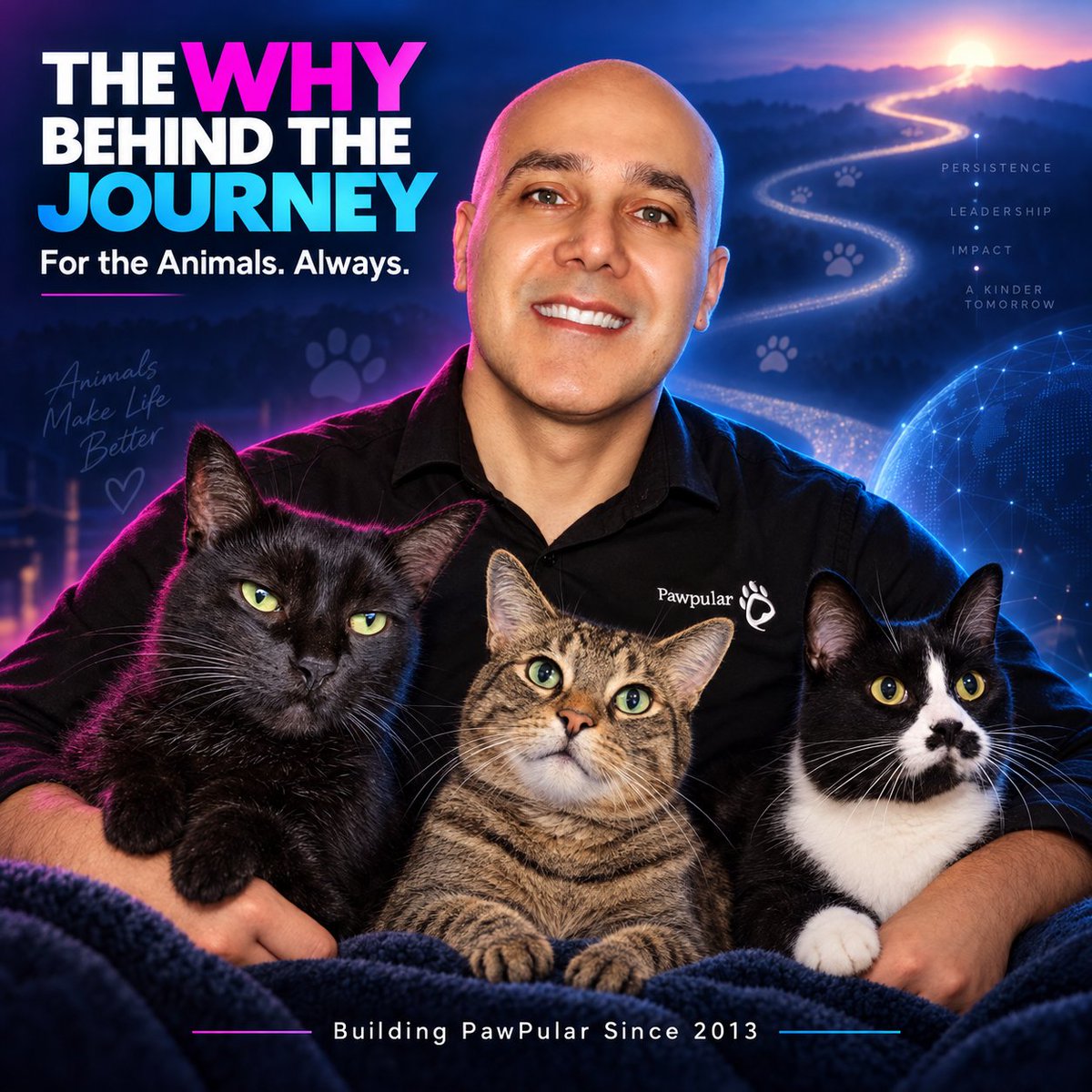 peledag's tweet photo. When I started PawPular in 2013, I couldn’t have imagined where the journey would take us.

The biggest lesson I’ve learned is that every business and every journey needs a strong “why.”

Over the years, many people have been part of PawPular. Some shared the vision, but not everyone had a deep enough reason to keep pushing when things became difficult, and that’s why many of them are no longer here today.

When your “why” is strong enough, you keep going through the challenges, setbacks and difficult days.

My why has always been—and always will be—the animals. 🐾❤️

#pawpular #adoptdontshop #animalwelfare
