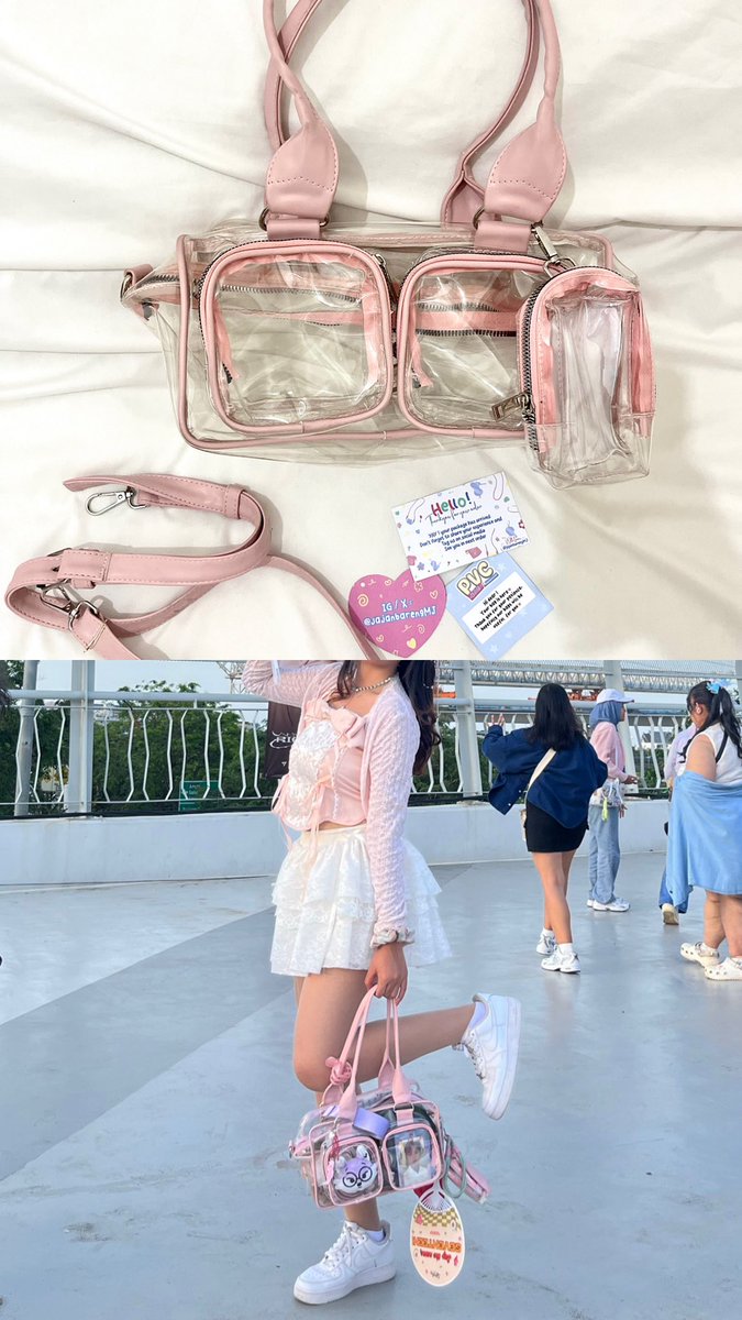 oanrio's tweet photo. #zonauang #wts decluttering lagiii✨

tas charles and keith 300k
tas pvc bag jajanbymj 70k

sama ada lagi sih tas crying center masih baru and ada dustbag cuman males foto https://t.co/AYnSxNvWto