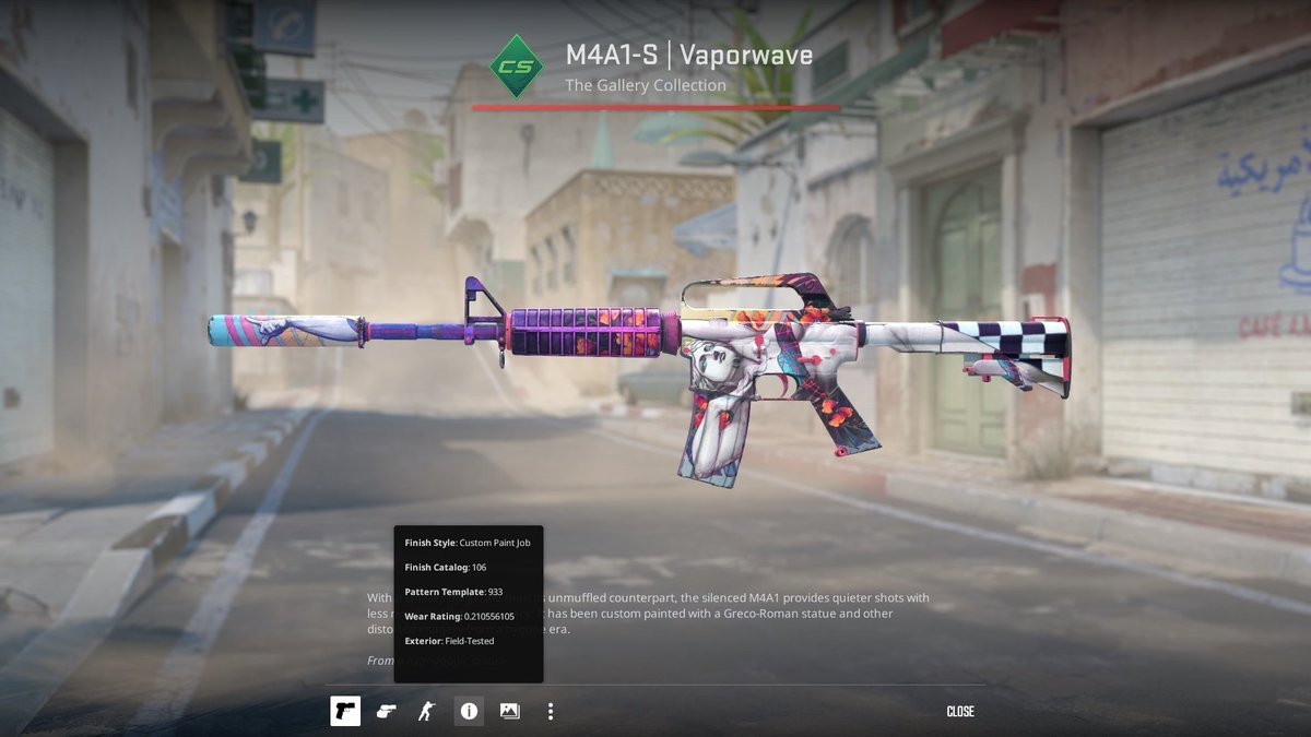 CsgoAsylum's tweet photo. M4A1-S | Vaporwave $60 | 60hs 🏛️

— RT &amp; Follow @CsgoAsylum 
— Like https://t.co/werwSFpT4Z (Show prof 🫣)
— SEE ALL (the video have subtitles or can it be viewed in the background) https://t.co/Zr7DVkDWN5