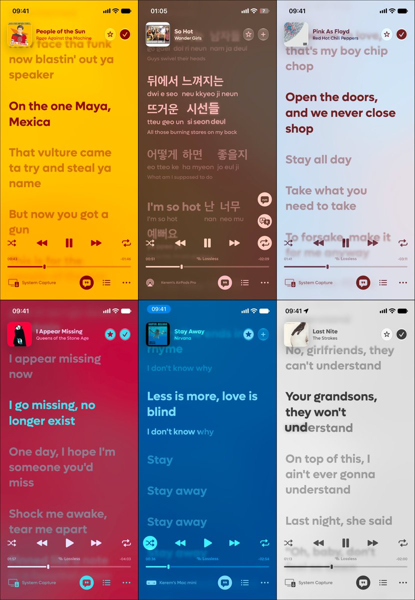 JoiTunes's tweet photo. What about lyrics? Line-synced? Word-synced? Time to take it further. Meet Glyph-Synced lyrics

Apple Music set the standard, but Joi runs on a custom engine from scratch for locked 120fps sync. 100% dark and light mode ready out of the box

And yes, it's completely will be free! https://t.co/3mjHi6Hn9s