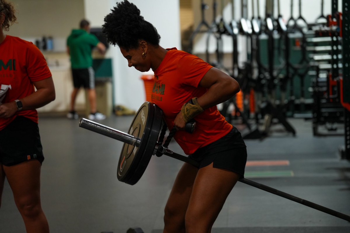 CanesTrack's tweet photo. Every rep counts. https://t.co/yb3L4ew4kC