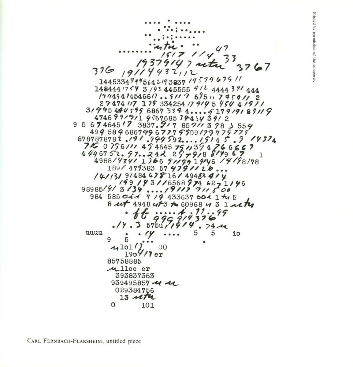 DlSPUTED's tweet photo. pages from Alison Knowles and John Cage's 1969 catalogue, Notations. https://t.co/jCKI0HxQIQ