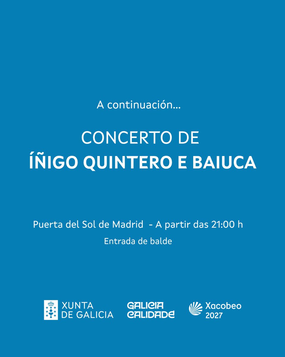 Turgalicia's tweet photo. 👉 Segue a presentación en directo a través desta ligazón: https://t.co/7UFQeIJp9k

👉 Sigue la presentación en directo a través de este enlace: https://t.co/7UFQeIJp9k

👉 Follow the presentation live via this link: https://t.co/7UFQeIJp9k

#Galicia #GaliciaCalidade #Xacobeo2027 https://t.co/O4SWnAtK5t