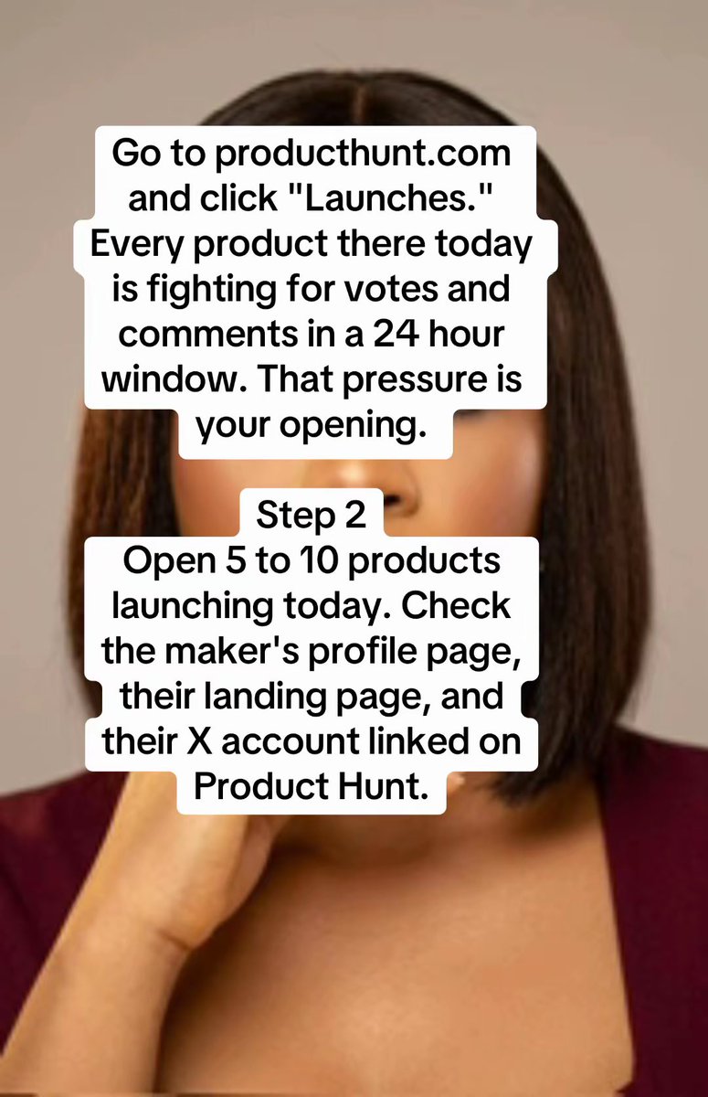 Eunicechioma2's tweet photo. While everyone's chasing the same tired leads, a fresh batch of clients with zero competition launches on Product Hunt every single day.
#findclients #firstclient #producthunt #freelancenigeria #breakintotech https://t.co/TRJO1HYZeL