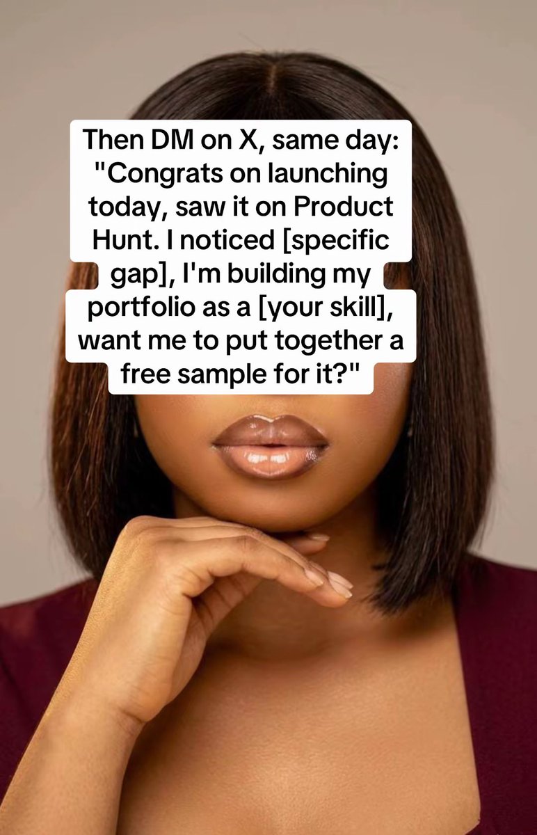 Eunicechioma2's tweet photo. While everyone's chasing the same tired leads, a fresh batch of clients with zero competition launches on Product Hunt every single day.
#findclients #firstclient #producthunt #freelancenigeria #breakintotech https://t.co/TRJO1HYZeL