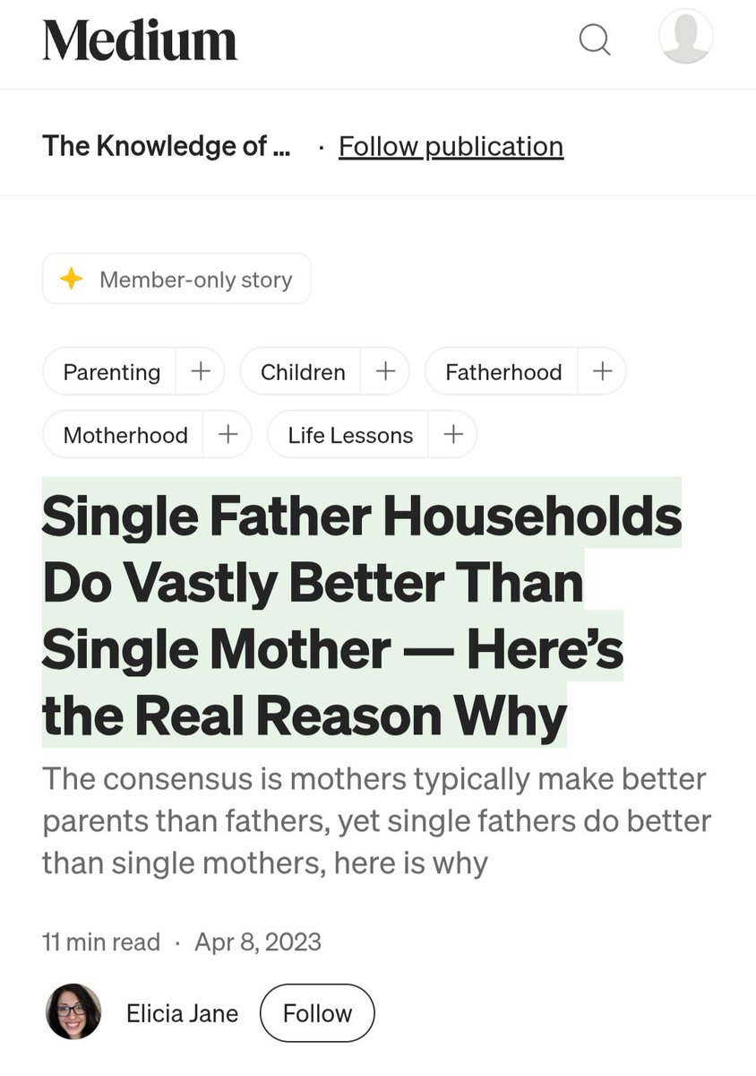 Kong33isking's tweet photo. @Soumya7440 @the_psyche_lab Children grown by single mothers are more likely to end up in jail, low self-esteem, low moral values, dropout from college, become failures and suicidal. https://t.co/xs7TosbvUU