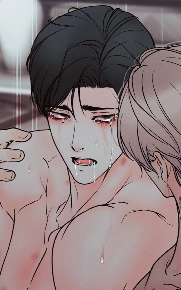 skyruslogy's tweet photo. everyone's reminiscing season 1 mokyeon but i also miss this crying, whimpering and submissive nanjo... look how pretty he is https://t.co/YvglGGvoPc