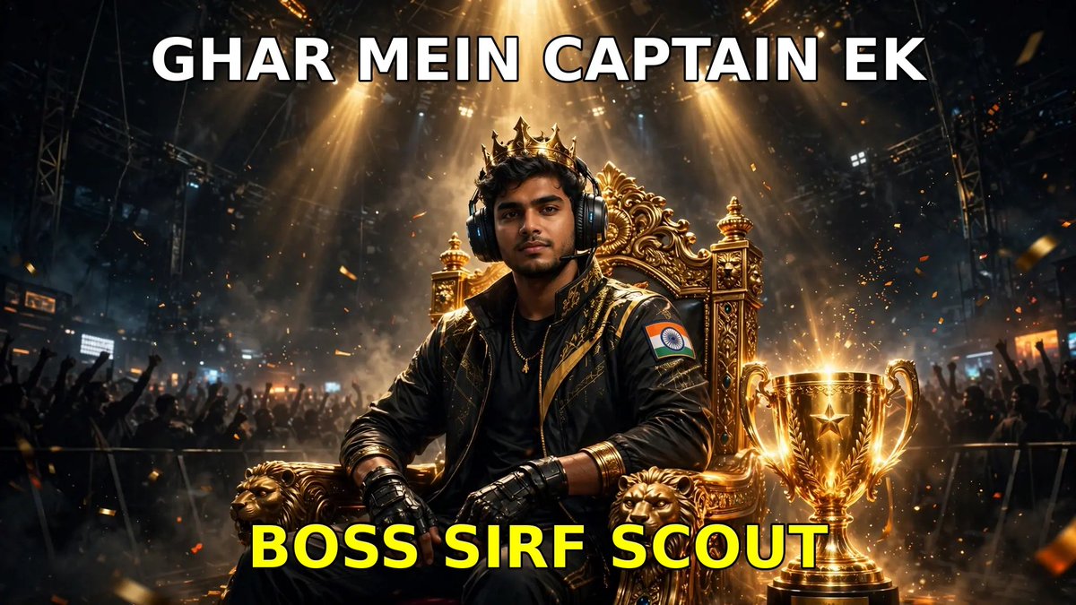 rishavxbhardwaj's tweet photo. Ghar me captain ek, BOSS sirf Scout 👑
Bolo- BOOM SHAKALAKA 🔥
FOLLOW KARLOOO YAAR 🥺 #ScoutOPIsTheBoss #scoutarmy #ScoutOP #BossMeter #BB20 #BiggBoss20 https://t.co/XVkE0fmYZY
