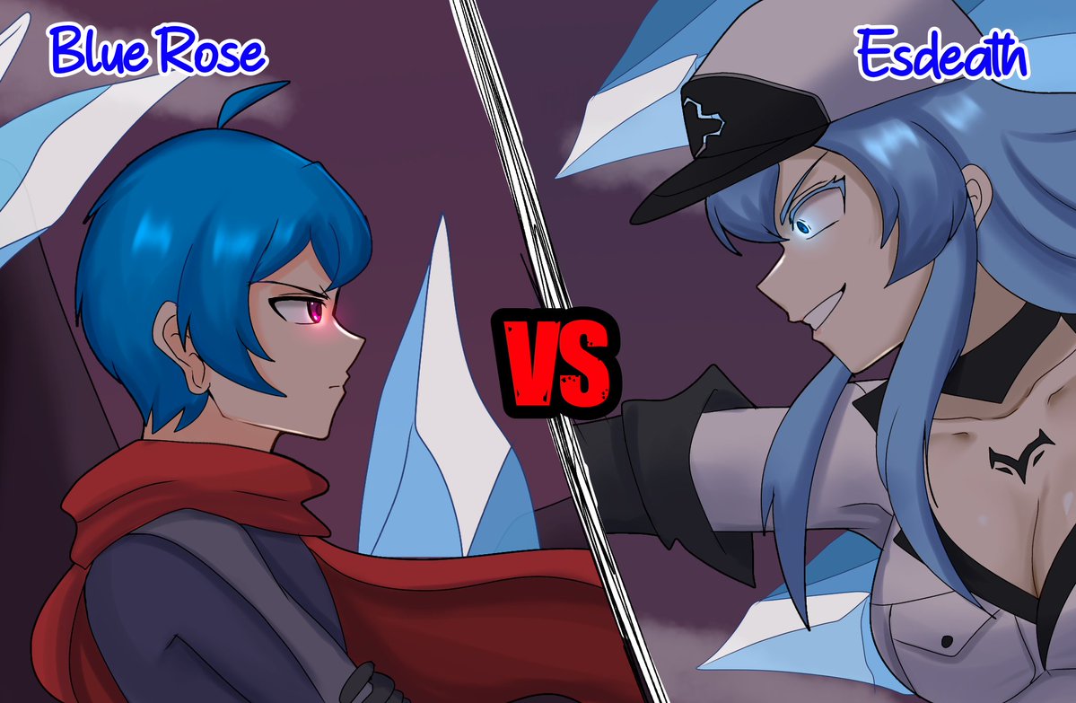 err603's tweet photo. Idk, I just really wanted a reason to draw Esdeath from Akame Ga Kill with my OC Blue Rose, who's also an ice user—

#ocart #digitalart #artmoots https://t.co/SYubDkBkb4
