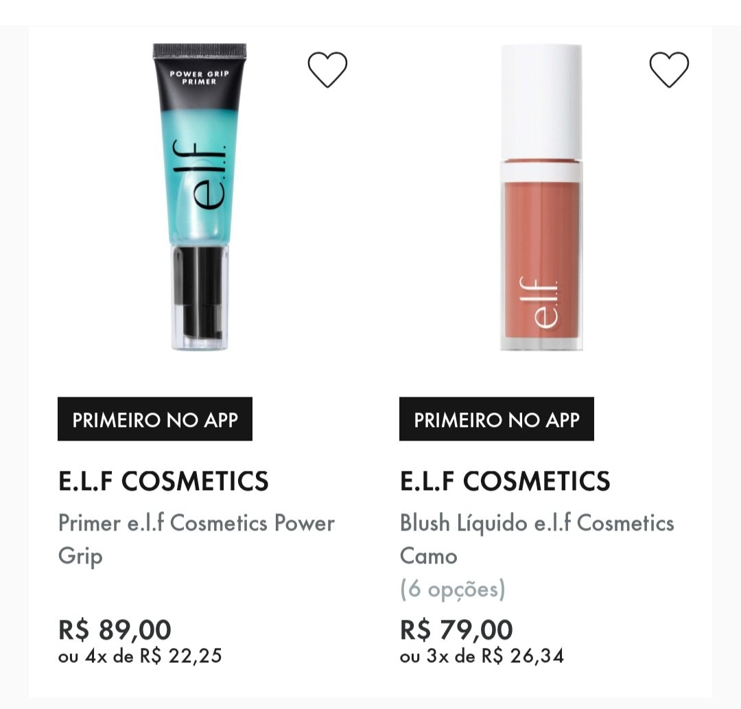 sdlaline's tweet photo. A Elf finalmente chegou na Sephora Brasil e eu achei os valores bem ok, levando em conta que é um produto de farmácia e tem toda a burocracia da importação https://t.co/30NXtIzTuL
