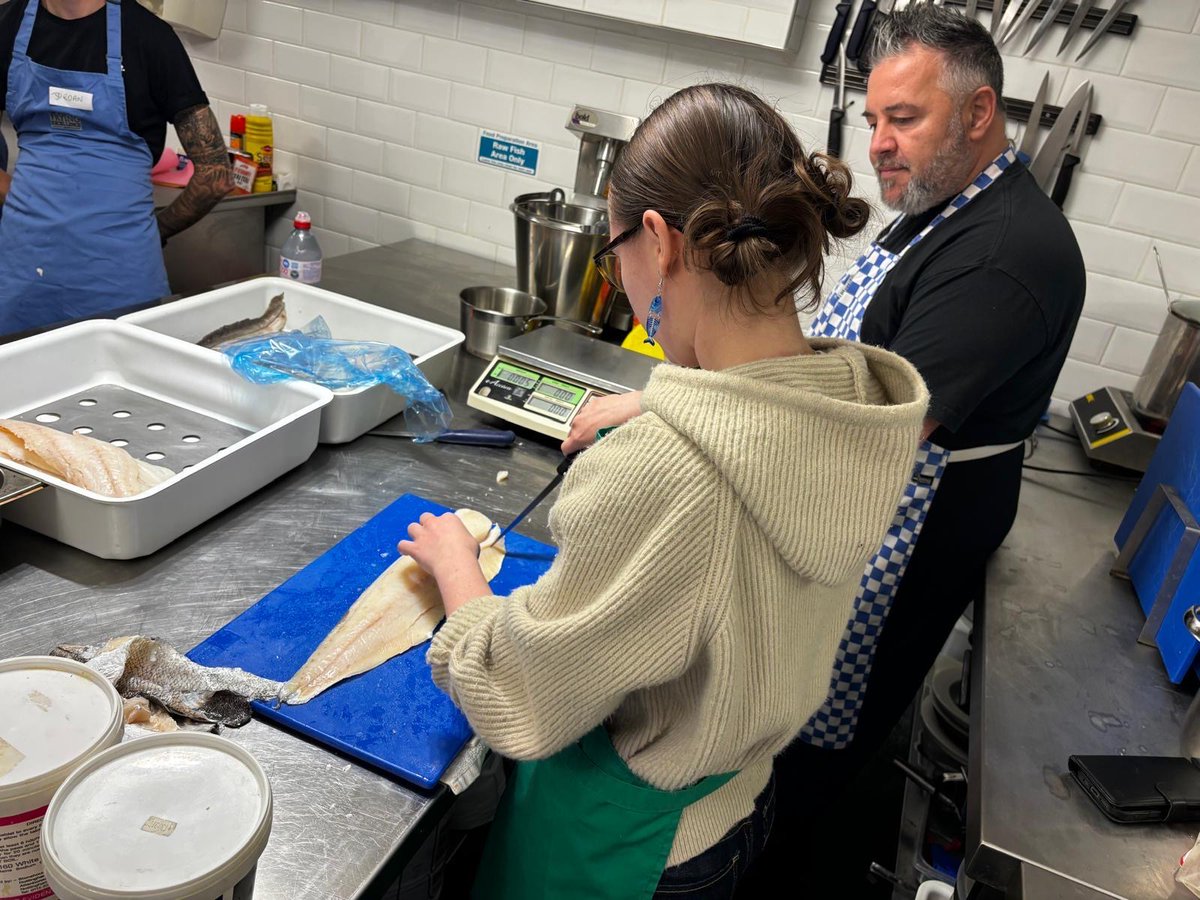 KFELtd's tweet photo. Our two-day training course was a busy one this week, with a big focus on fish cutting to help shops get the most from this ever-increasing commodity.

If there’s something you’d like to learn more about, why not book onto our next training school on 17th &amp; 18th November?

#kfe https://t.co/MEV4De0GFM