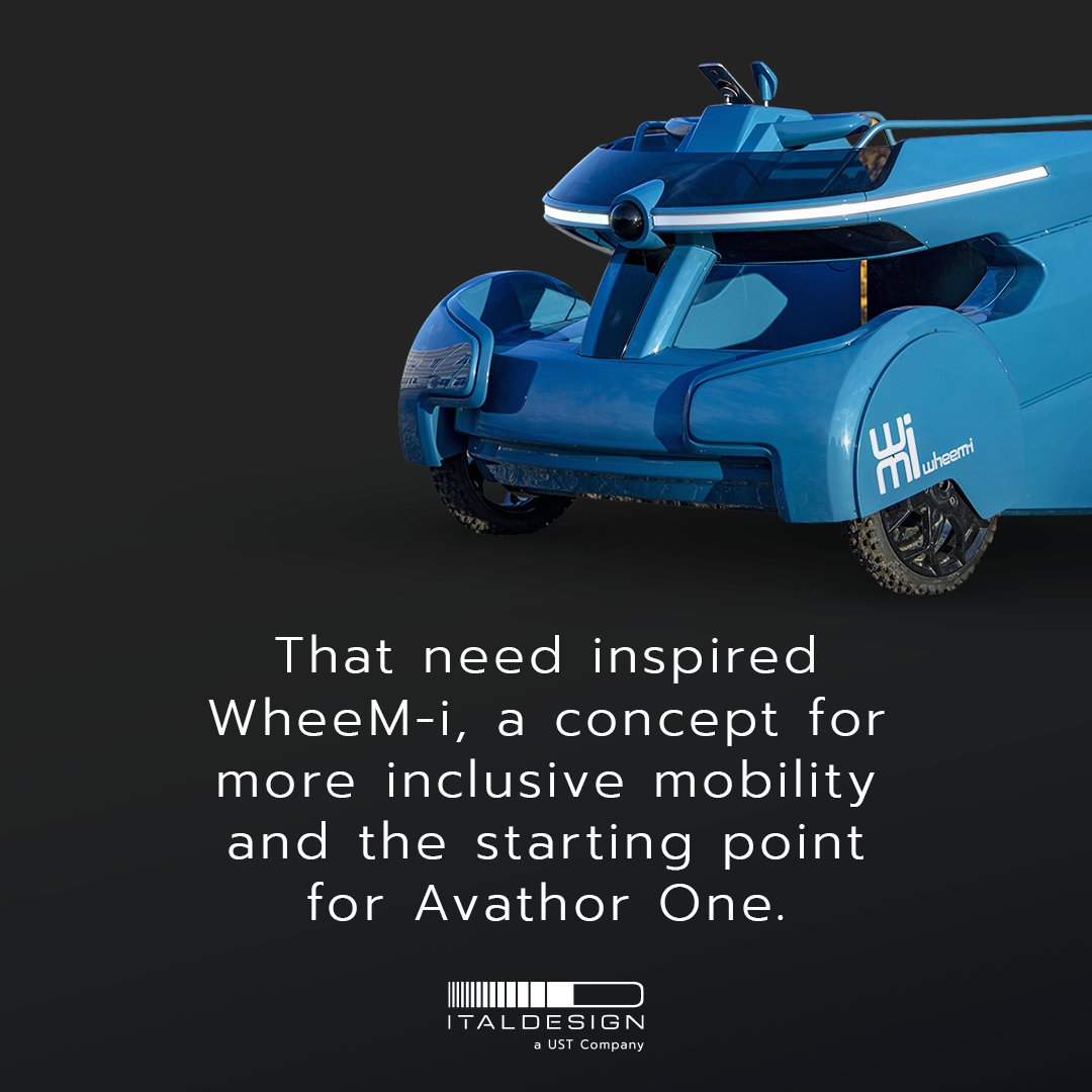 italdesign's tweet photo. For wheelchair users, even a short journey can mean facing barriers.

Discover the everyday needs that inspired Avathor One.

Read our whitepaper: https://t.co/E5zAjR32x3

#Italdesign #BEIDENEERS #TheArtOfIntegration https://t.co/rSmEQo2XVi