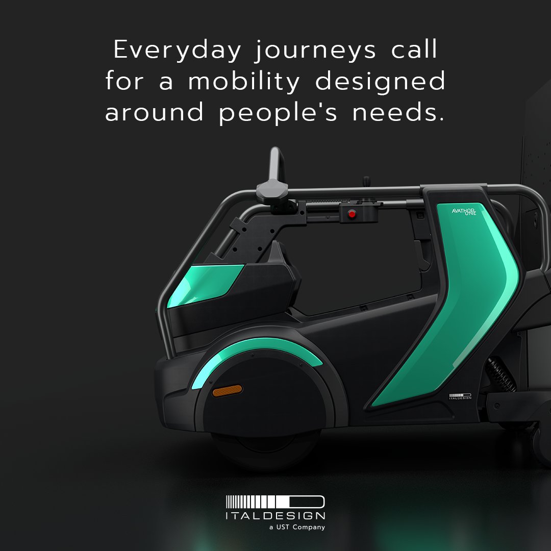italdesign's tweet photo. For wheelchair users, even a short journey can mean facing barriers.

Discover the everyday needs that inspired Avathor One.

Read our whitepaper: https://t.co/E5zAjR32x3

#Italdesign #BEIDENEERS #TheArtOfIntegration https://t.co/rSmEQo2XVi