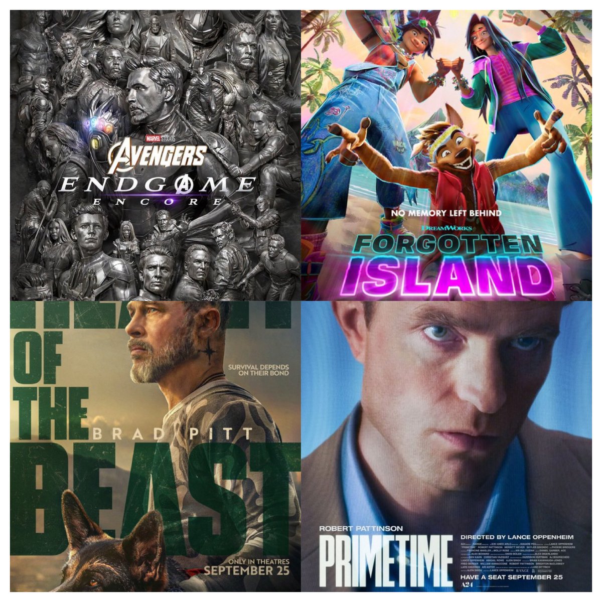 WreckLeaguePod's tweet photo. What do you plan on watching this weekend?
#AvengersEndgameEncore #ForgottenIsland #HeartOfTheBeast and #Primetime is in theaters
#WreckLeaguePodcast https://t.co/GOWEddDU12
