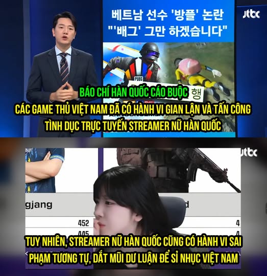 udyrkaka's tweet photo. Vụ PUBG giao hữu gây tranh cãi khi streamer Hàn Soopi tố cáo hai tuyển thủ Việt Nam Himass và TanVuu gian lận, dẫn đến lệnh phạt từ Krafton. https://t.co/5sQWV9iW2u