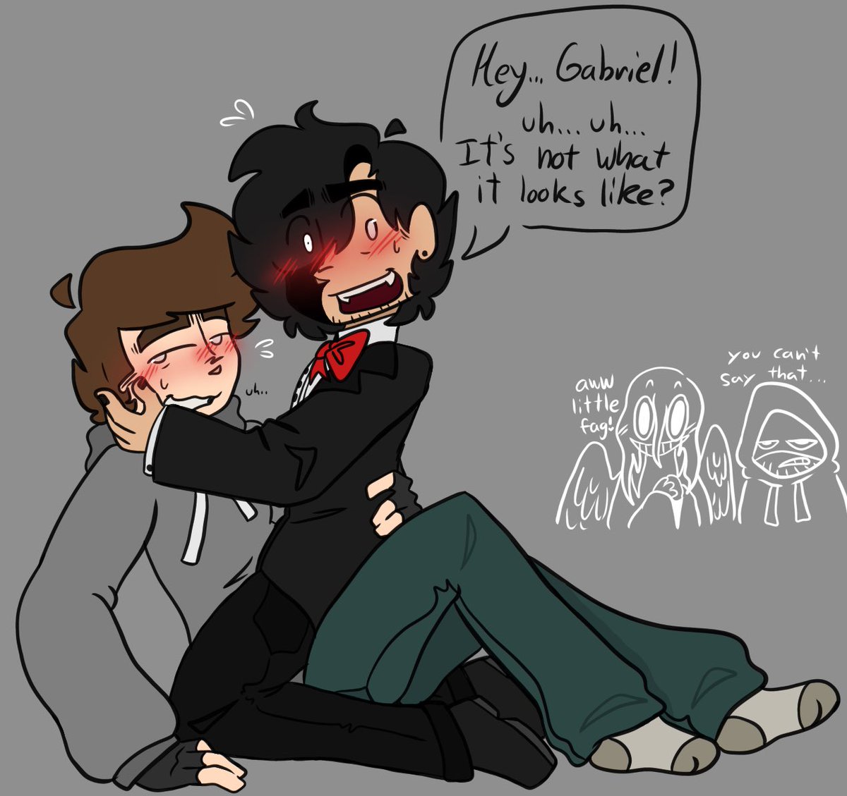 MarkHeathcl1ff_'s tweet photo. Awww little gays! #cesark #cesmark
Gabriel cant reclaim that word btw we should cancel him https://t.co/BiHQalMcRY