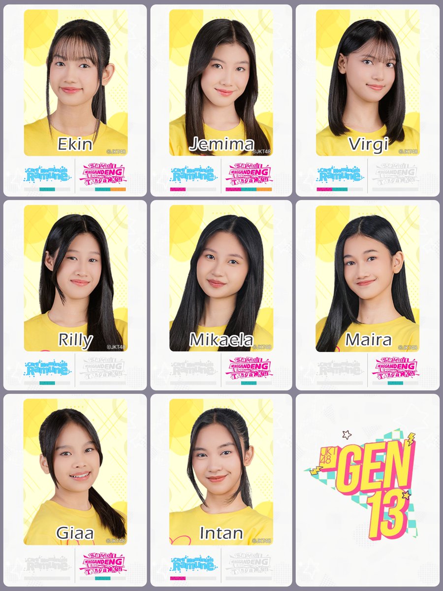viiccc89's tweet photo. 13th Gen. Members Who Performed in the Regular Setlists (Update : 25/09/26)

All Gen 13 members have performed a Regular Setlist 🥳🎉
#JKT48Gen13 https://t.co/sobk86kDqK