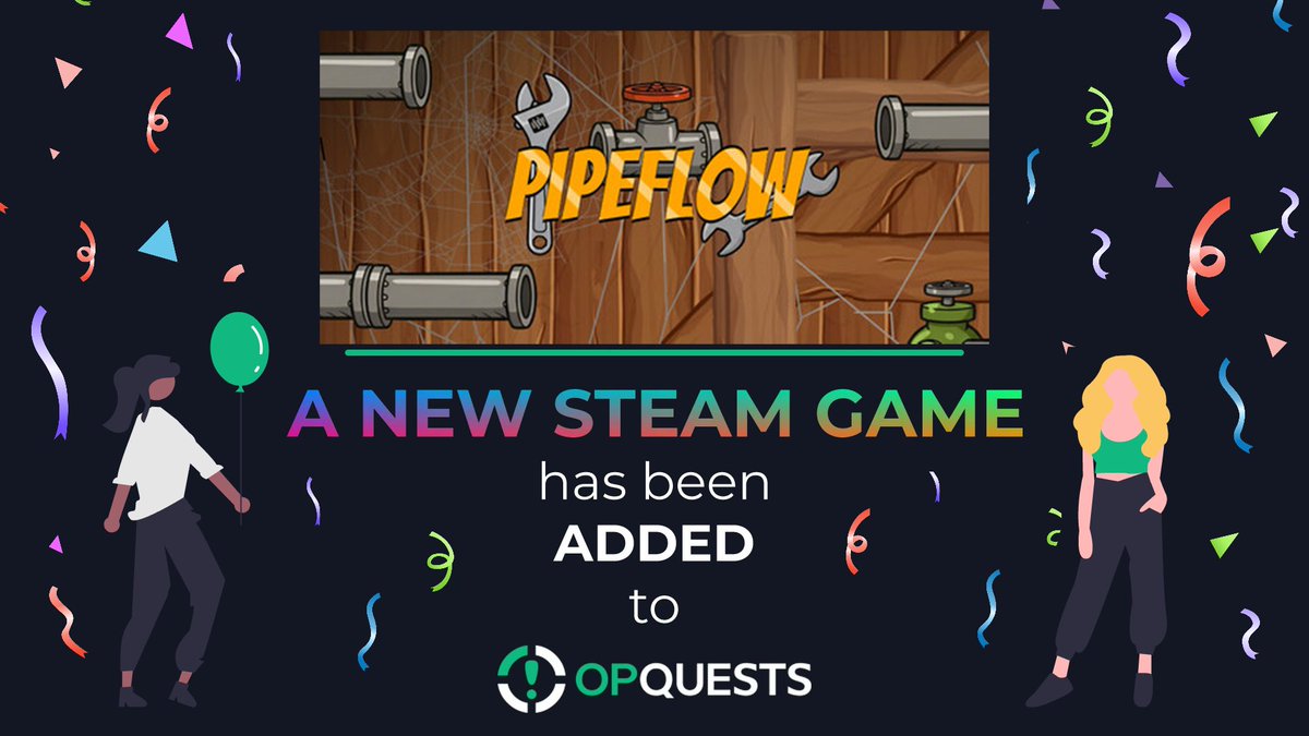 opquests's tweet photo. We just added PipeFlow on https://t.co/M4pqe2YQPw💚￼

￼✅Make sure to #claim it for free before it runs out!

￼✅Follow us to receive #updates on when we add the next batch of #free #Steam #games!

￼ 🎁https://t.co/M4pqe2YQPw🎁

 #giveaway #giveaways #freebies #QUEST #raffle #unity #UnrealEngine #GodotEngine #rpgmaker  #gamemaker #GODOT #indiedev  #gamedev  #indiegames  #indie #steamgames #Steamworks  #IndieGameDev