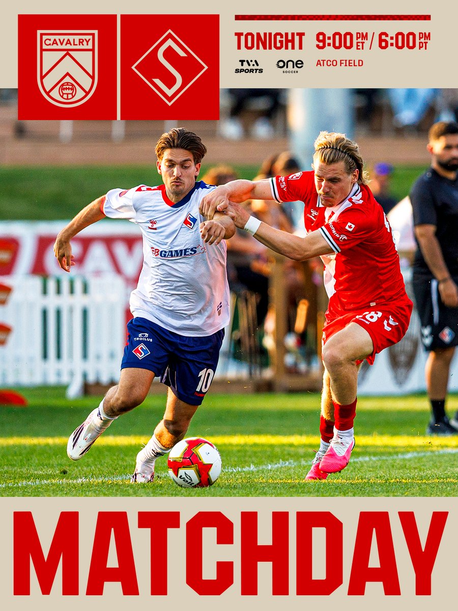 CPLsoccer's tweet photo. Despite the standings gap, every match between Cavalry FC and FC Supra has been an absolute battle decided in the dying minutes.
Will tonight bring another late plot twist?๐ค
Match Preview: https://t.co/fbrSXGrQcB
Watch on @TVASports & @onesoccer
#CPLSoccer https://t.co/6sCb3EuMlE