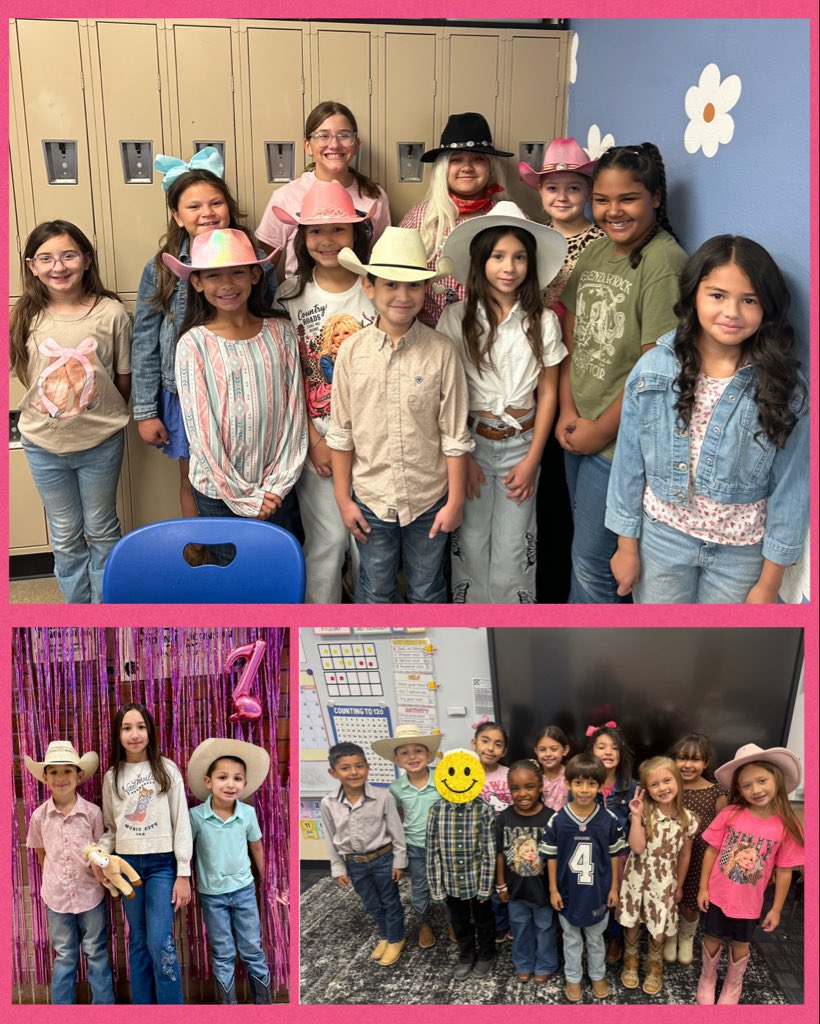 LBJelementary's tweet photo. Celebrating Dolly Parton Day @LBJelementary!  Knights shining bright! 
#DollyPartonDay2026 @EctorCountyISD https://t.co/E58PyBAH6P