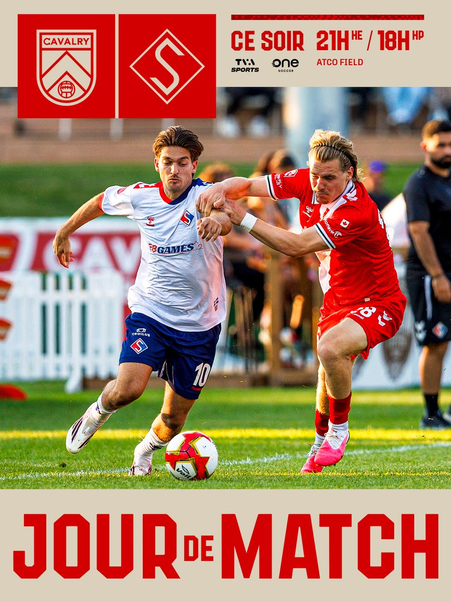CPLsoccer's tweet photo. Despite the standings gap, every match between Cavalry FC and FC Supra has been an absolute battle decided in the dying minutes.
Will tonight bring another late plot twist?๐ค
Match Preview: https://t.co/fbrSXGrQcB
Watch on @TVASports & @onesoccer
#CPLSoccer https://t.co/6sCb3EuMlE