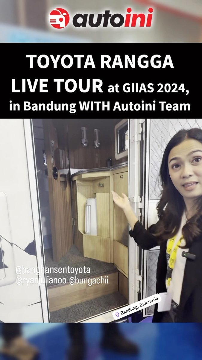 janetdavis65460's tweet photo. Toyota Rangga Live Tour at GIIAS Bandung with Autoini https://t.co/gCTe8WwjjC