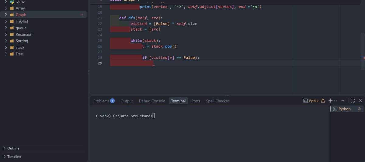 Specdev3084's tweet photo. I still practicing DSA
- DFS 
- BFS 
- MCP protocol understanding https://t.co/l9gHcZklWI