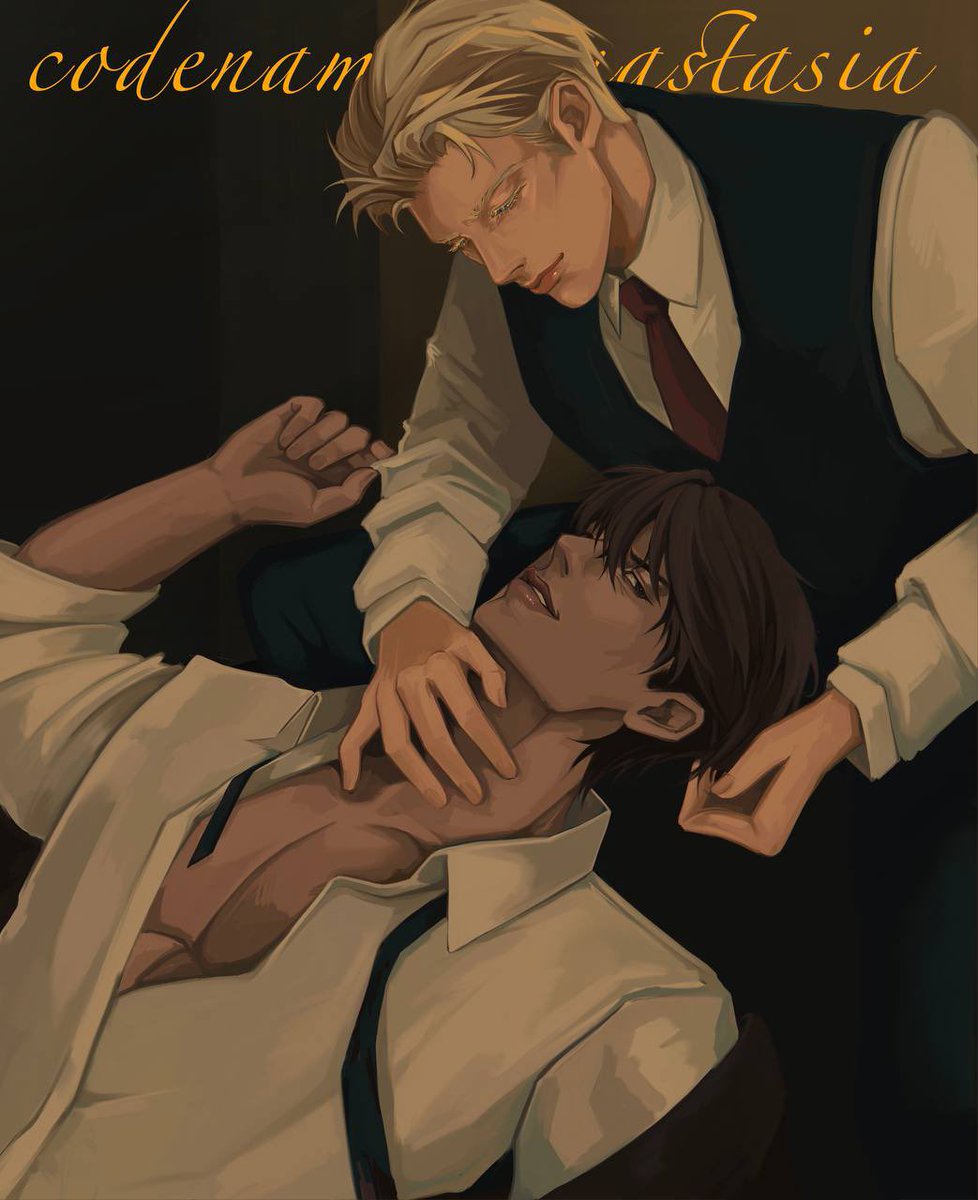misa1qh's tweet photo. i drew this art a while ago but i still really love it. drawing Zhenya was so hard tho TwT

#CodenameAnastasia #코드네임아나스타샤 https://t.co/ReRjSpRPWl