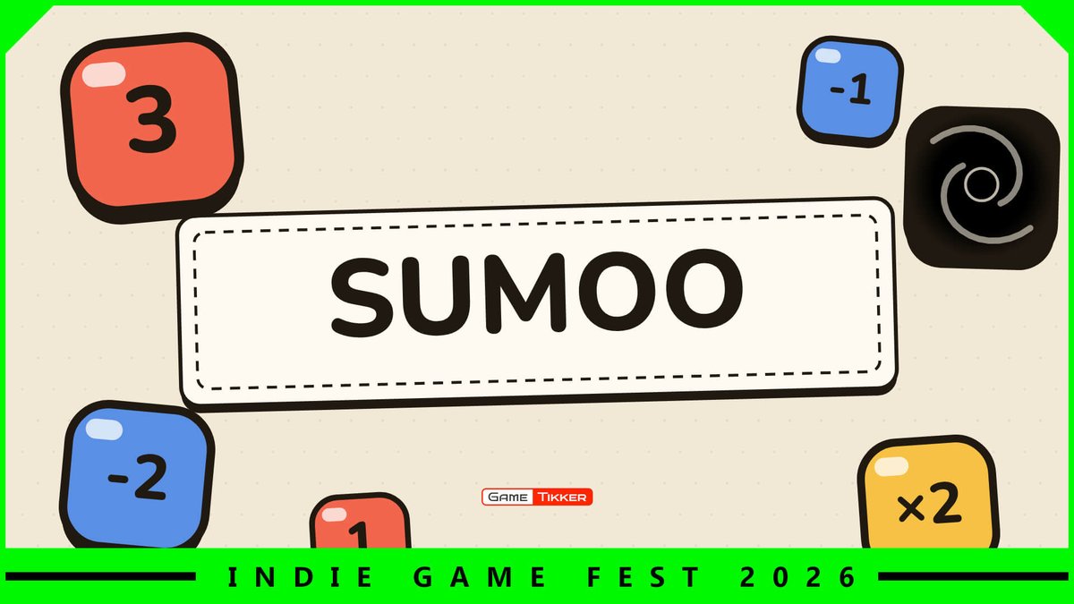 GameTikker's tweet photo. 🕹️ PlayB3yond Spotlight 🕹️

Minimalist grid puzzle game SUMOO by @mindlabor_dev | @ducktilegames joined the PlayB3yond 2026 event.

Official Event Website:

https://t.co/kUSNm0P7lA

Official YouTube Showcase:

https://t.co/zzQtcMHjjD

#PlayB3yond2026 #IndieGame #Gaming #Steam #PC https://t.co/3uVcmDGkpQ