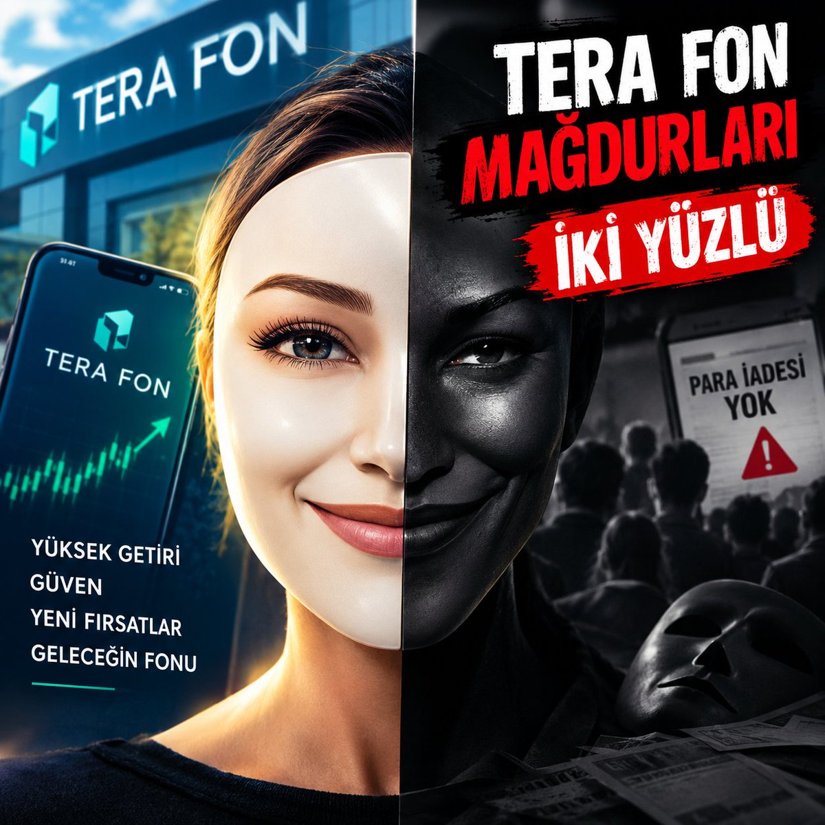 abdullahkalkan_'s tweet photo. Katılımevim de ve fonlarda #TeraFonMağdurları 

Kazancını benimle mi paylaştı ? 

Zararını biz niye ödeyelim ?

Mağduru oynama zararını kabullen !

İKİ YÜZLÜLÜĞÜN ALEMİ YOK !

Kazanırken iyi kaybederken kötü !!!

Hayırlı Cumalar...

#TeraMağduriyetiSonBulsun https://t.co/4lJ56Uy817