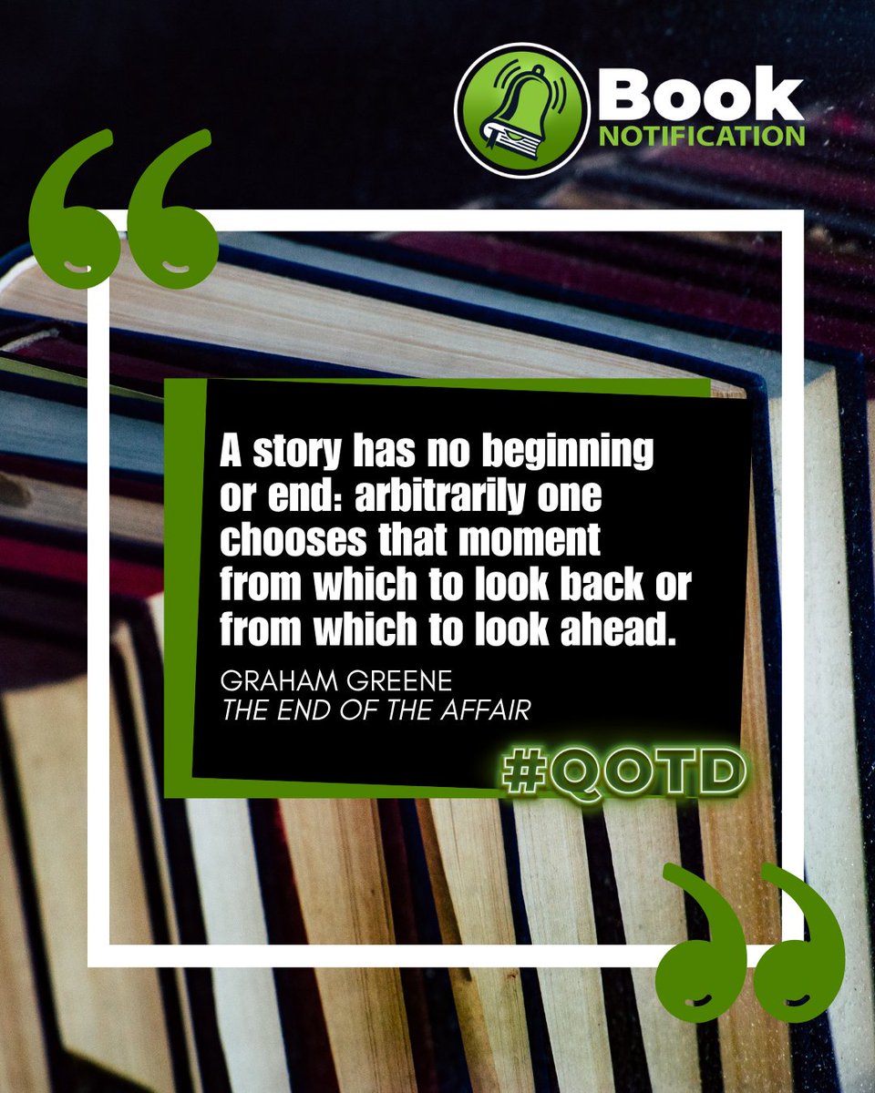 BookNotify's tweet photo. QOTD๐ฌ
#qotd #quotes #getnotified https://t.co/IsIzWBnm5J