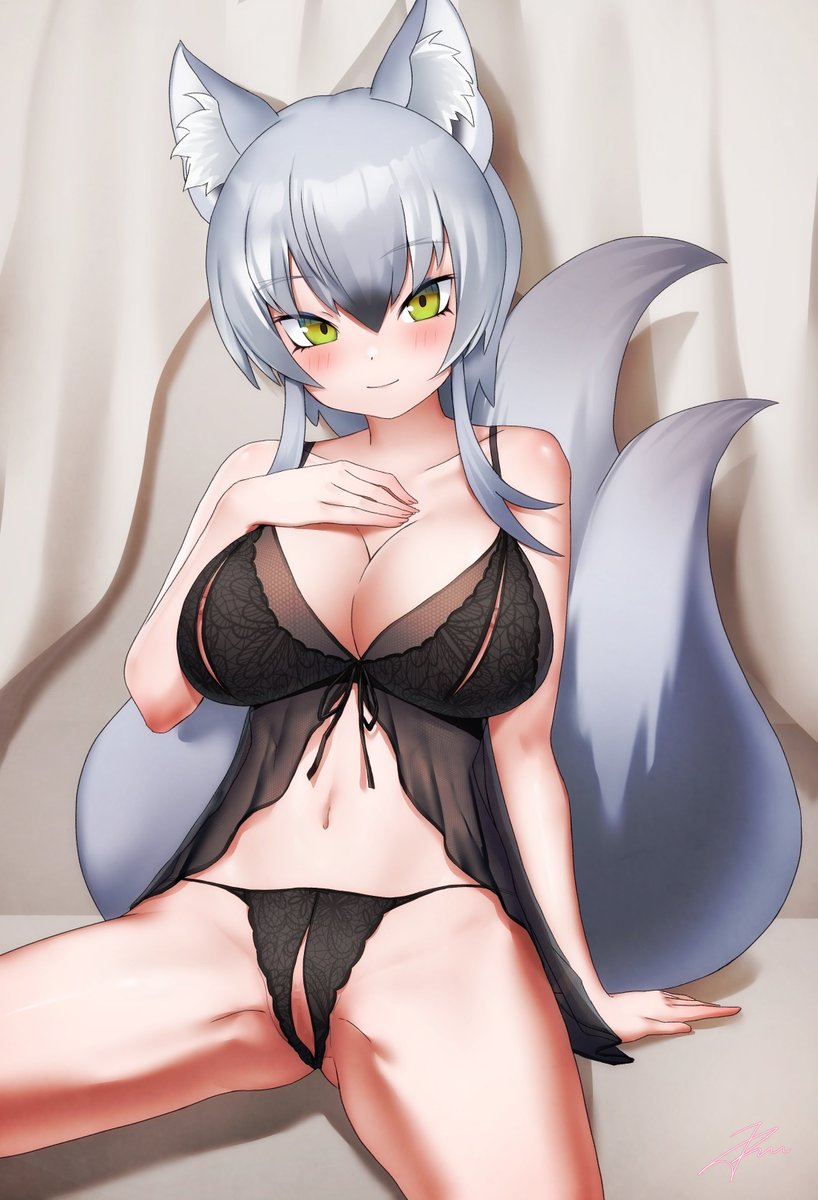 prv4nEr's tweet photo. ランジェリーマカミ🐺
pixivリクエストありがとうございました！ https://t.co/EU0TcUteMF