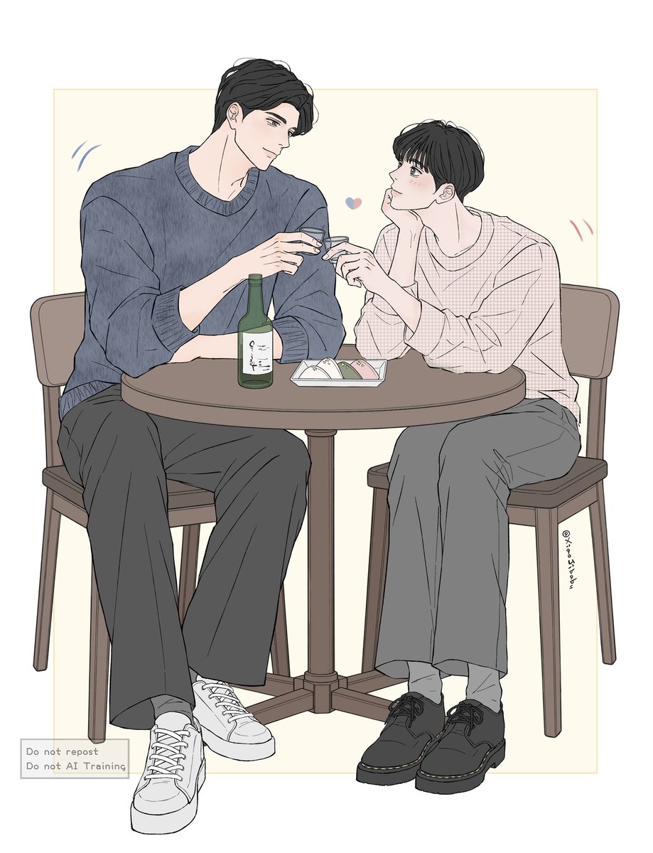 xiaojibabu's tweet photo. 中秋節快樂 🤍💛🧡

#검사실의제안 #TheProsecutorsProposal #BL #檢察官的提案 #김윤식 #박시우 https://t.co/t5pOmAXybo