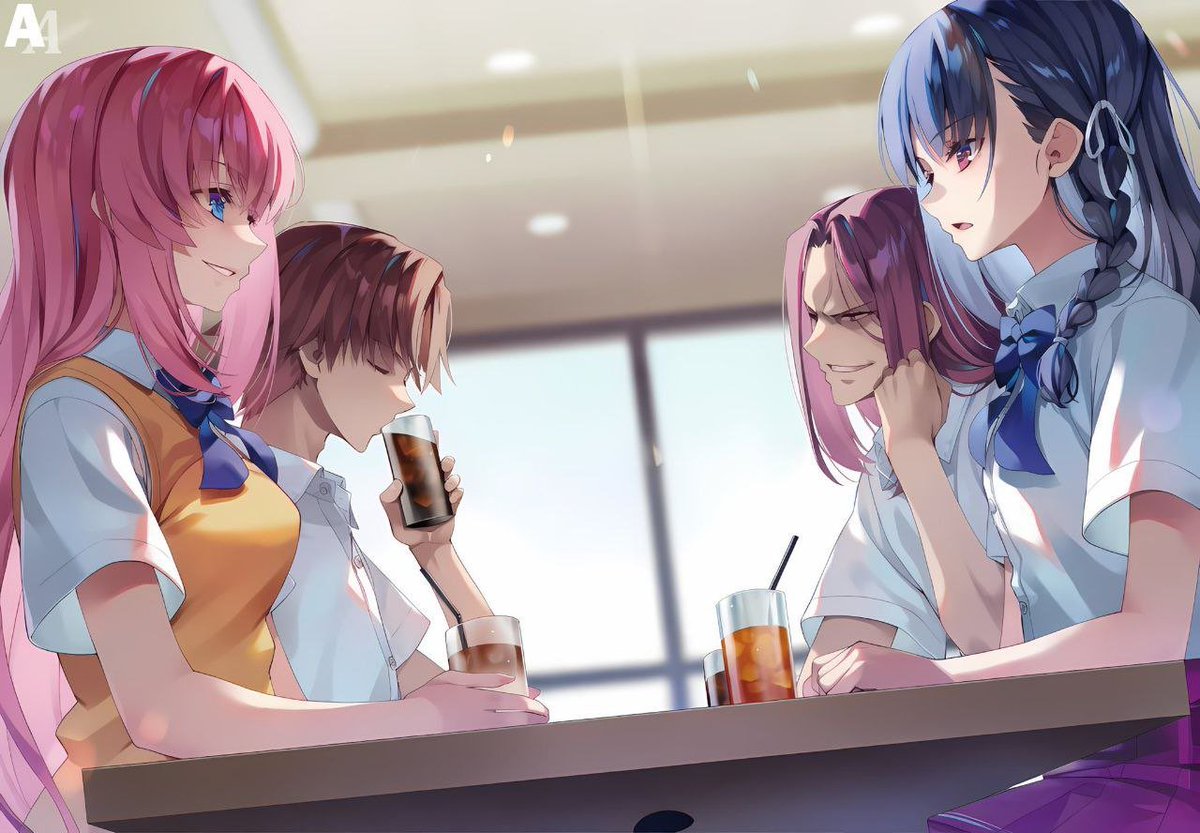 Araragik24's tweet photo. Los 4 lideres reunidos esta vez mm interesante.
Podría ser que el examen sea por años y deban cooperar?
Creo que sería divertido ver eso.

Suzune 👑👑👑
Ryuuen 🐐🐐🐐
#you_zitsu 
#よう実 https://t.co/BVj3sshIg1
