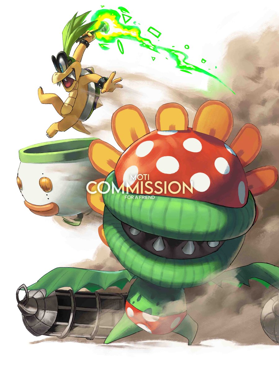 supsross's tweet photo. PETEY AND IGGY KOOPA 🪄💥

For a friend!!! https://t.co/9hCJcQiqXO