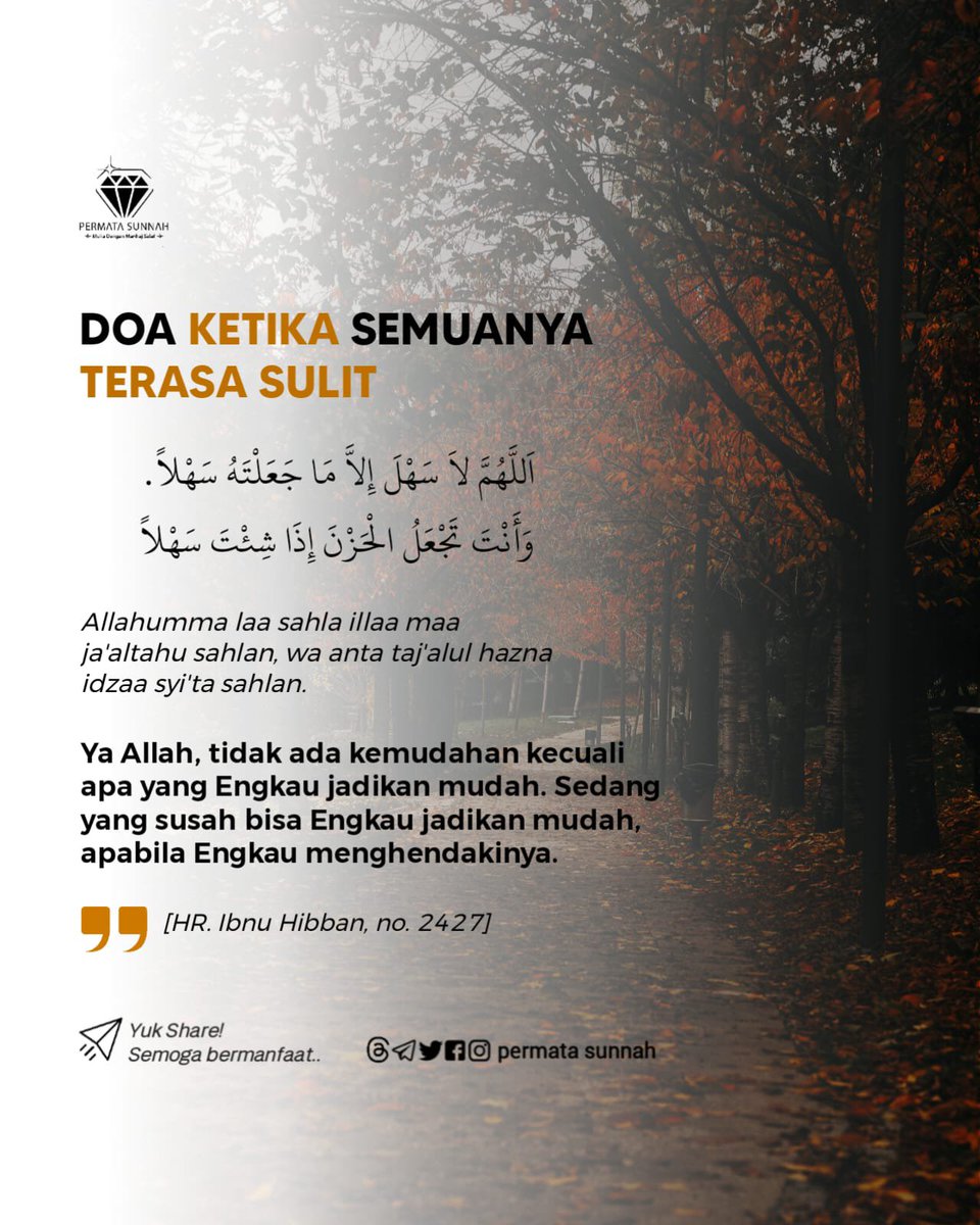 permata_sunnah's tweet photo. 🤲🏻 Doa Ketika Semuanya Terasa Sulit https://t.co/UqaRPdNKR4
