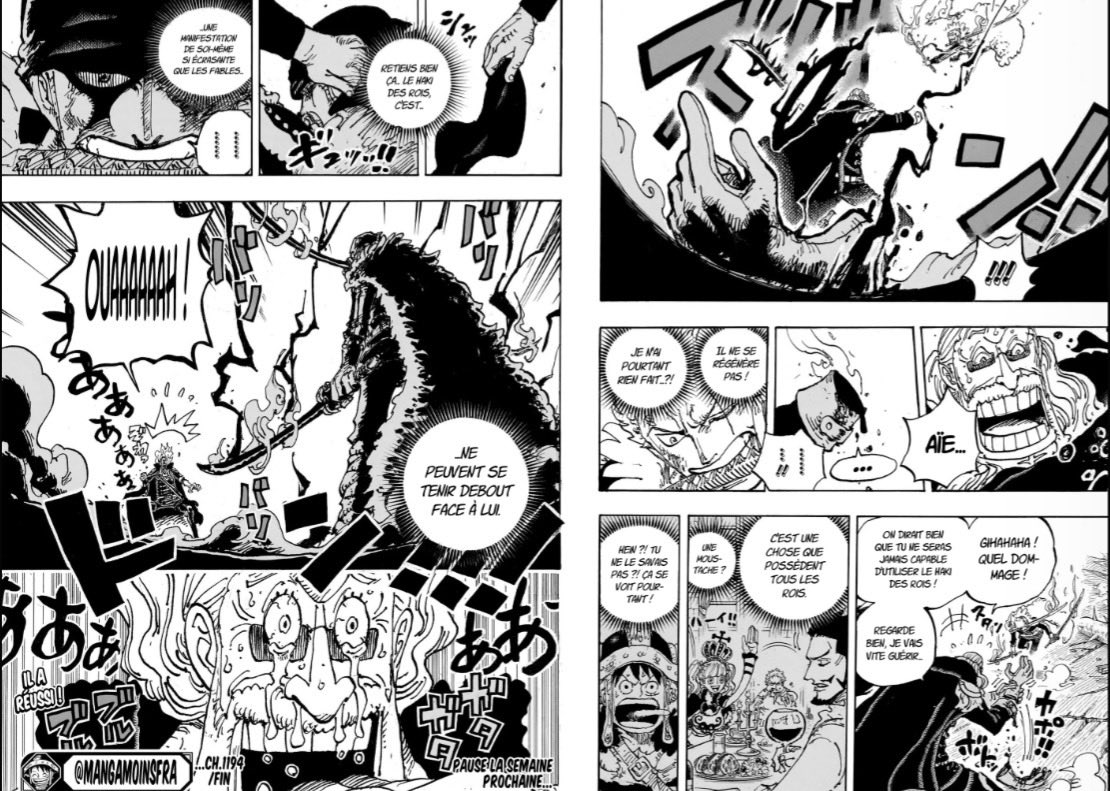 Marshal19797250's tweet photo. #ONEPIECE1194 

bon le combat est mieux que ce que j’imaginais même si il est loin d’être transcendant.

en revanche la manière dont le powerup est amené je trouve ça un peu mid et paresseux en terme d’écriture, mais bon. https://t.co/HugEzYI4XM