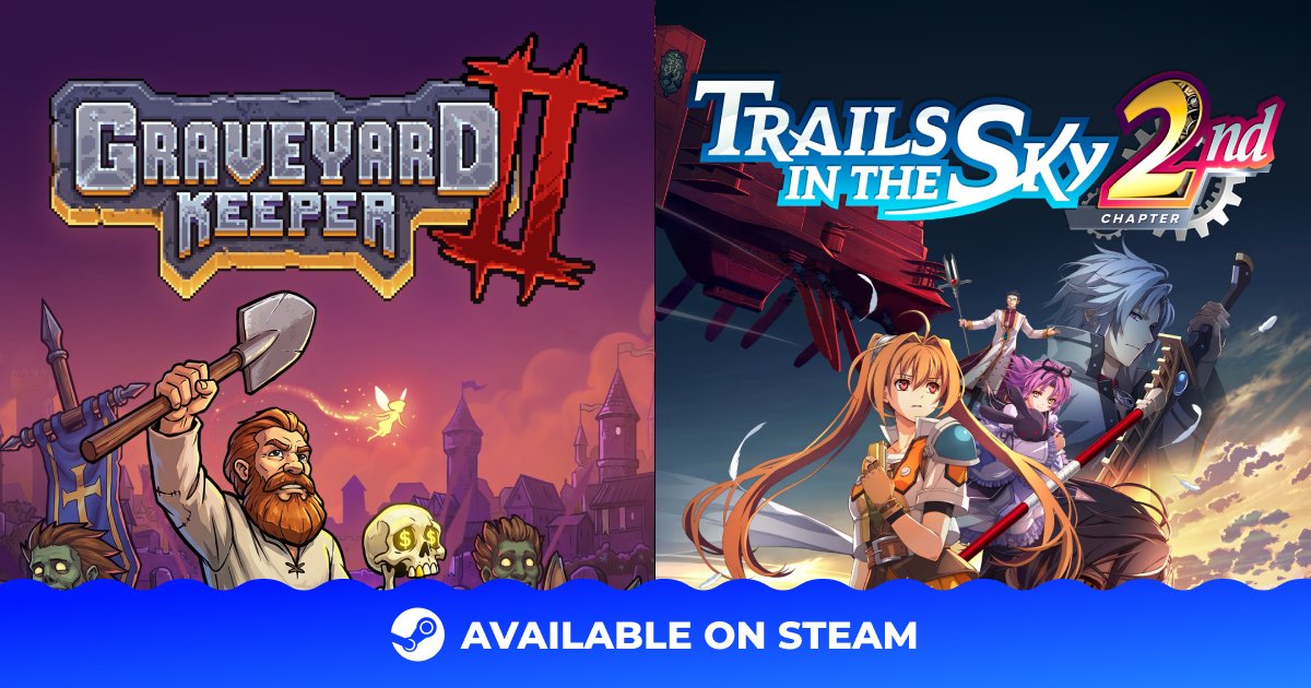 Boosteroid_main's tweet photo. New games have arrived on Boosteroid
Graveyard Keeper 2 lets you run a medieval graveyard, automate production, and even lead an undead army, while Trails in the Sky 2nd Chapter continues Estelleโs journey to find Joshua.
Also joining the lineup: Shape of Dreams, a fast-paced roguelite for solo or 4-player co-op, Kernel Hearts, a co-op action RPG about four magical girls, and RuneScape: Dragonwilds, a survival adventure filled with crafting, exploration, and dragons.
And donโt forget to check out our Install section for even more games. ๐
#boosteroid #gaming #gamer #cloudgaming