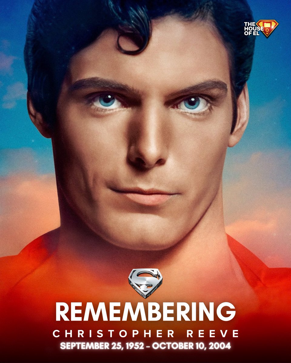 SuperHouseOfEl's tweet photo. Christopher Reeve was born this day Sept. 25, 1952.

His true heroism came later in life following his tragic accident, advocating for others facing paralysis &amp; spinal cord injuries.

Please support @ReeveFoundation to continue his work bringing awareness &amp; aid to those affected. https://t.co/mxfNTsz67E