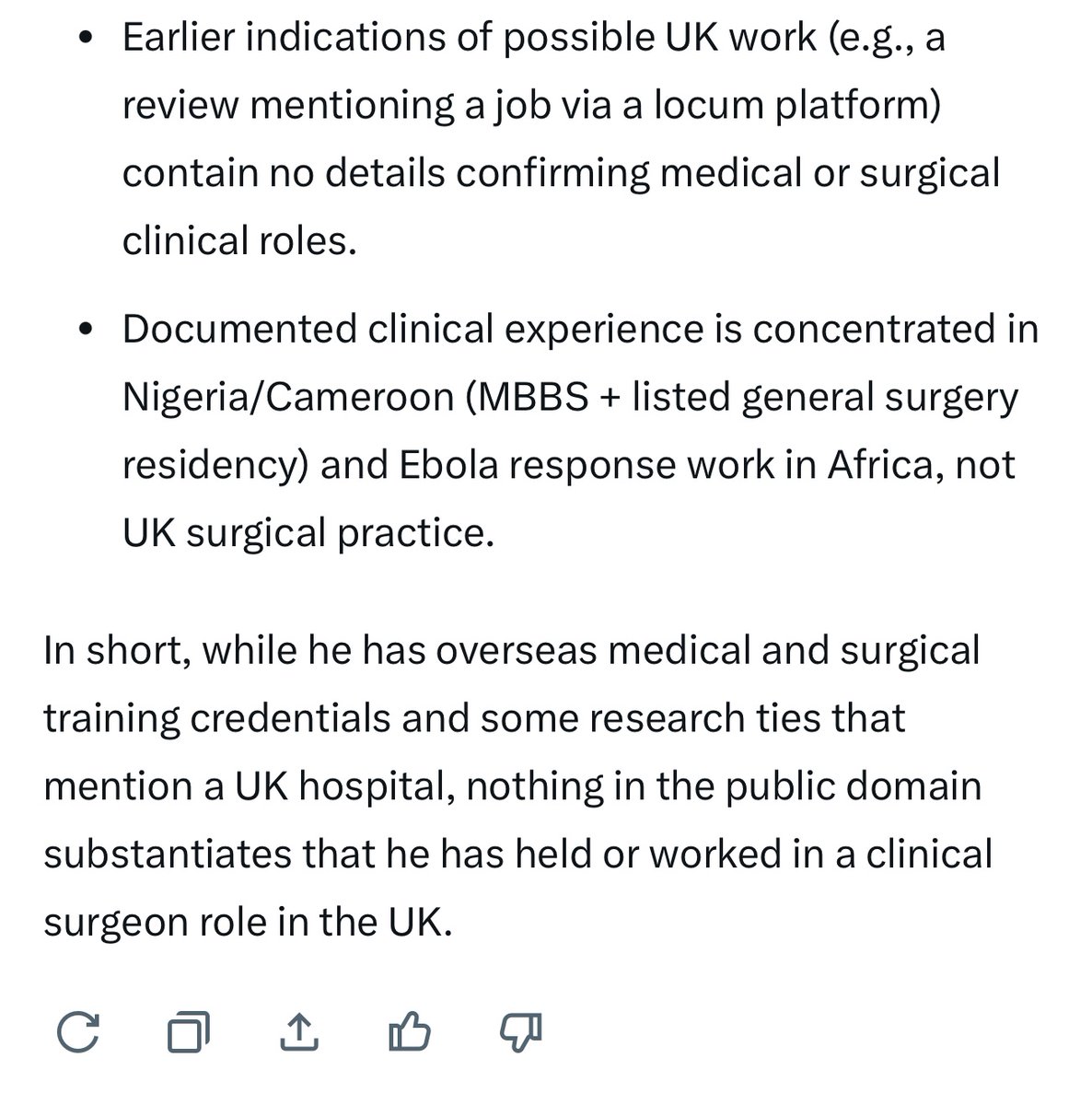 doo_cat13681's tweet photo. @dr_umenze @JeansyBlue @MattWalshBlog Just as you subvert the truth about the British Empire you lie about your credentials as a ‘surgeon’ 

Go home, buddy. You’re simply a parasite who hates the Brits. Imagine emigrating to a country and its people that you hate. What a freaking loser https://t.co/qrxMw2eVCU