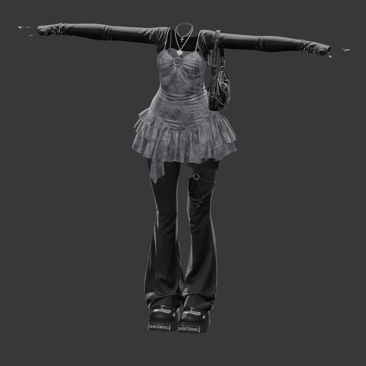 MeoLabs3D's tweet photo. 涼しくなってきたし、スポーツウェアセット を着て運動を始められそう 
#VRChat衣装 #VRC衣装 #アバター衣装 #Y2K #ギャル #スポーティー #スポーツミックス  #ローライズ #フレアパンツ #セットアップ https://t.co/41hZ3sPnMB