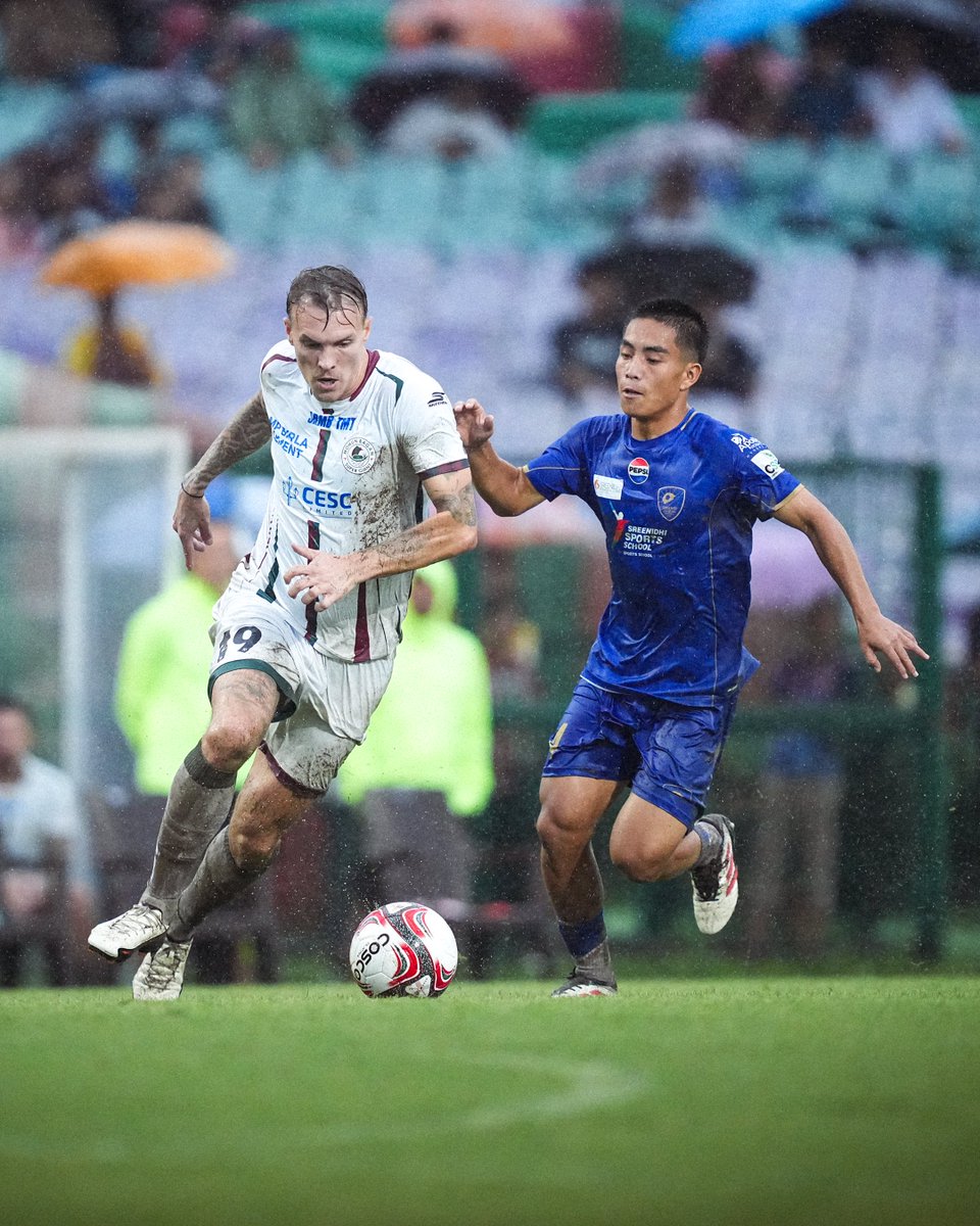 sreenidideccan's tweet photo. Academy to Professional Debut 🧡💚📈

A proud moment for our Academy as Levis Zangminlun, after five years through the #DeccanWarriors ⚔️ pathway, made his professional debut against Mohun Bagan SG in the ongoing IFA Shield 2026-27 💪 

#WeAreADFC https://t.co/jxUXSPxniR