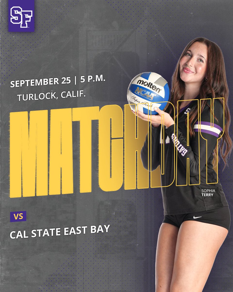 SFState_VB's tweet photo. Running it back in Turlock! This time we take on Cal State East Bay!

🕔5 pm
🆚Cal State East Bay
📊https://t.co/j8Mz0VWujK
📺https://t.co/aw1Cy8lus6 https://t.co/jI2TkaLhuK