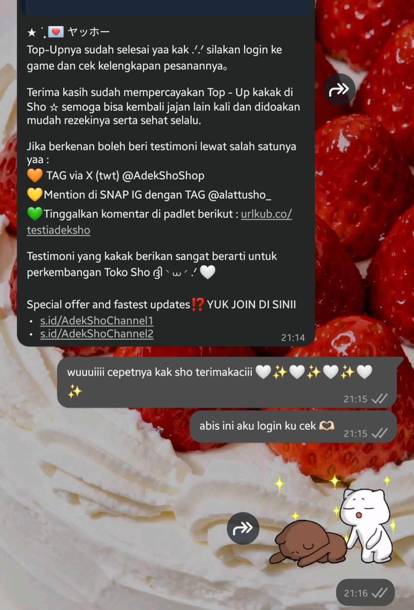 annaledragon's tweet photo. sat set nabung hasil joki hato langsung jajan di @AdekShoShop keburu long break gaspol TUMBAAAAASS 👏🏻👏🏻👏🏻

maacih kak sho sobs paling cepet gercep selalu di hati unch 🤍✨🤍✨🤍✨ https://t.co/Y3GPocJFpp