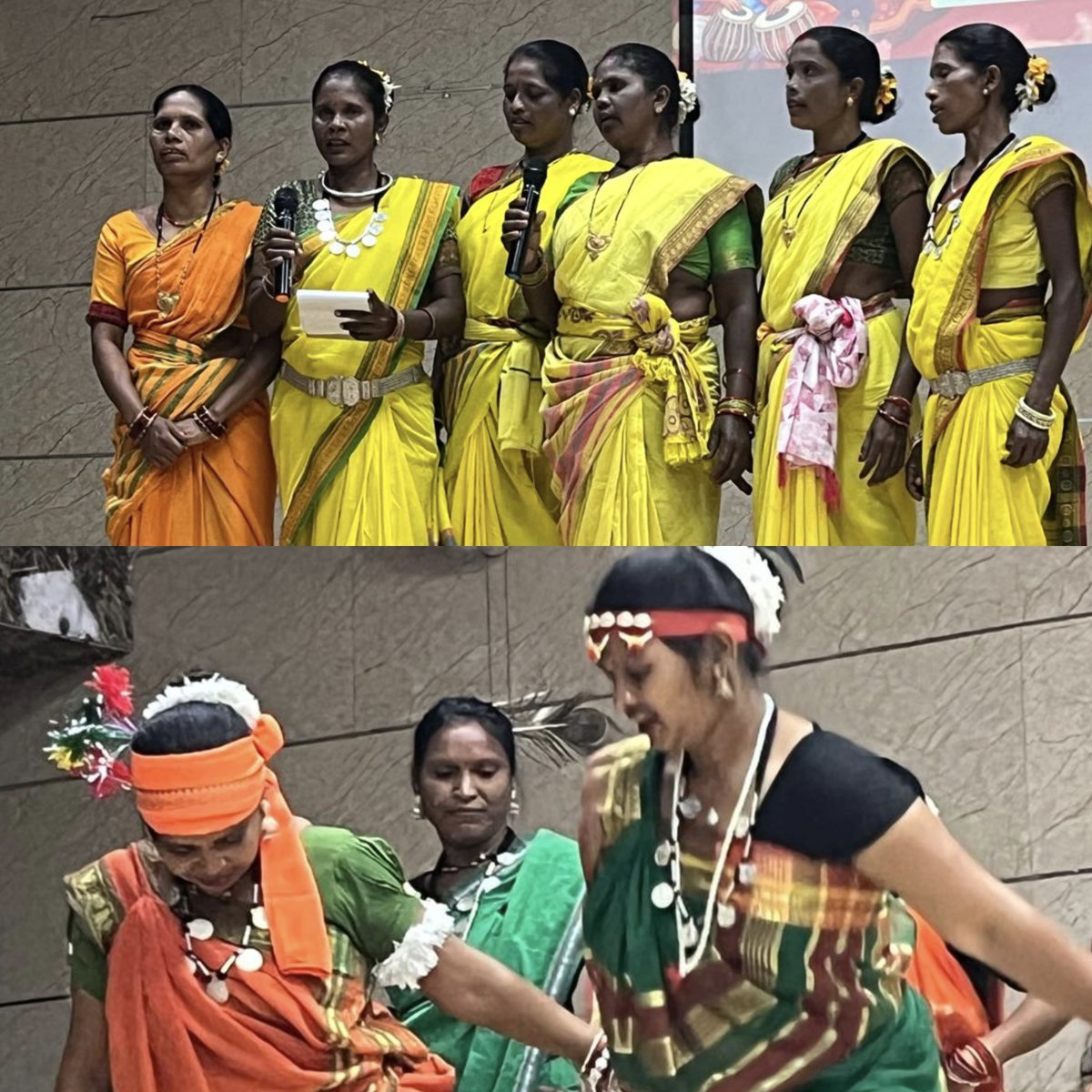 lakshmiunwomen's tweet photo. Women Weaving Their Own Futures

Wonderful to see my dear friend and former UN colleague Kiran Bhatia, who has been associated with UNICEF, UNFPA and the World Bank, as Chief Guest at Udyamita Sammelan 4.0 in Raipur, organised by Udyogini, which she helped shape as its Founder Executive Secretary.

For over three decades, Udyogini has worked with women at the grassroots ��� building skills and enterprises, connecting them to markets, resources and financial services, and strengthening communities. Its journey has already reached over one million women, with enterprise development at the heart of greater self-reliance.

What stayed with me from Kiran’s reflections were the women themselves: challenging patriarchy, entering non-traditional work, creating new enterprises and rapidly acquiring new skills, often alongside the responsibilities of home and field. For many, travelling away from home and speaking before such a large gathering was itself a first — yet they did so with remarkable confidence and joy.

It connects beautifully with the spirit of The Sari Eternal — women preserving what is inherited while continually creating, adapting and reinventing.

Like the sari itself, rooted in tradition yet alive with change, these Bharatiya women are weaving their own futures.