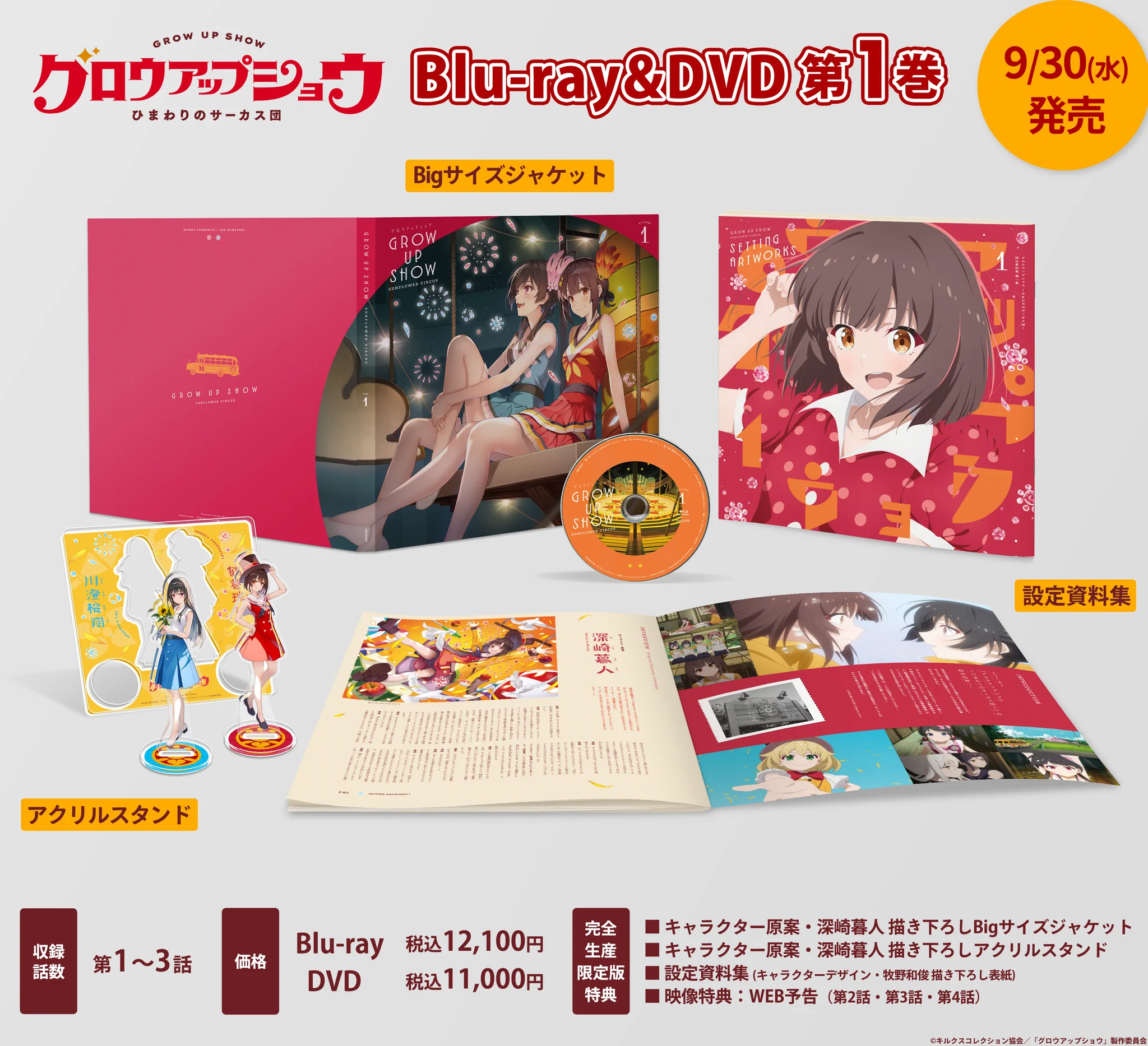 最新作！DVD アニメ「グロウアップショウ ～ひまわりのサーカス団～」公式🌻 on X