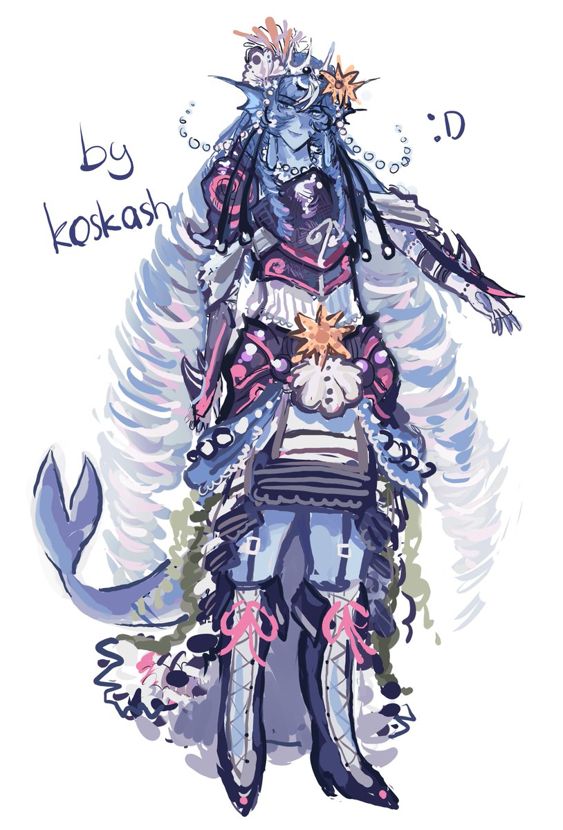 koskashkoska's tweet photo. hi guys what do you think of my #dolp9hin design 
#dol9hinfanart https://t.co/sAcsDiNGW1