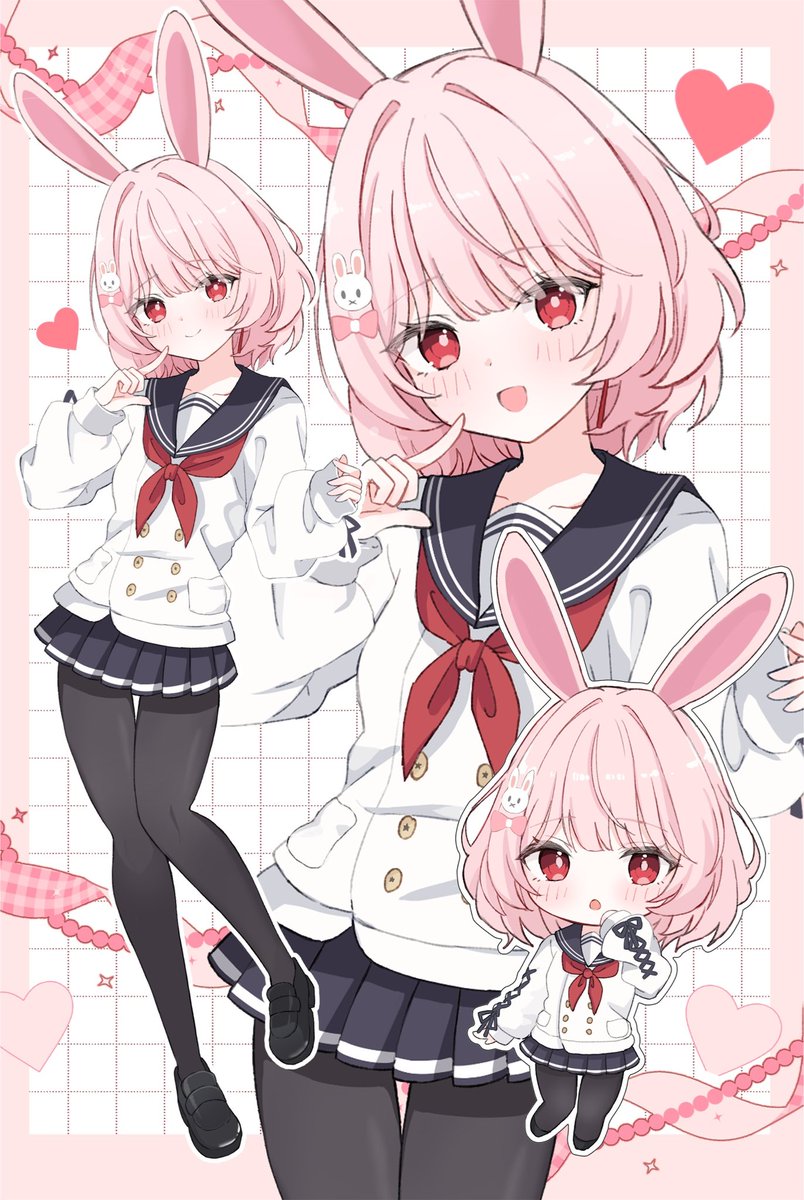 nk_ym2's tweet photo. skebありがとうございました🐰🩷 https://t.co/NwghkmT5aQ