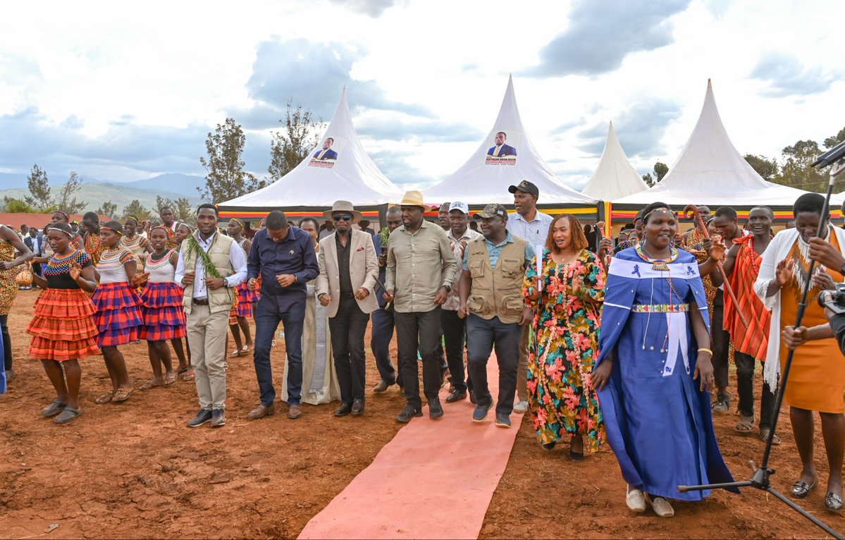 kipmurkomen's tweet photo. We joined the community at Amanang Secondary School in Bukwo District, Uganda, for a thanksgiving ceremony.  We celebrated the strong bonds of friendship, unity and shared heritage between Kenya and Uganda.

Our two countries share deep social, cultural and economic ties. We will continue to support the free movement of our citizens, enabling Kenyans and Ugandans to live, work and do business across our borders as envisioned in the East African Community protocol.

We also emphasised the importance of strengthening cross-border security cooperation to address cattle rustling, banditry and other criminal activities. 

Our security teams in West Pokot and the neighbouring Ugandan region have been directed to work closely to ensure lasting peace and security for communities on both sides of the border.

We will not allow criminals to commit offences in one country and seek refuge in the other.

We also look forward to the completion and commissioning of the Suam One Stop Border Post by President William Ruto and President Yoweri Museveni, further strengthening our cooperation and regional integration. We remain committed to working together as one people for peace, security and shared prosperity.

I was accompanied by Trans Nzoia Senator Allan Chesang, Endebess MP Robert Pukose, County MP Lilian Siyoi, Kiminini MP Kakai Bisau, and Kenya's High Commissioner to Uganda Ababu Namwamba, among other leaders.

From the Uganda side, we were received by Kapyagon Brian Besta — MP, Kongasis County, Chelangat Evelyn Tete — Woman Representative, Bukwo District, Chesol Tom — District Chairperson, Bukwo, and Chelimo Vincent — District Chairperson, Kapchorwa, among other dignitaries.